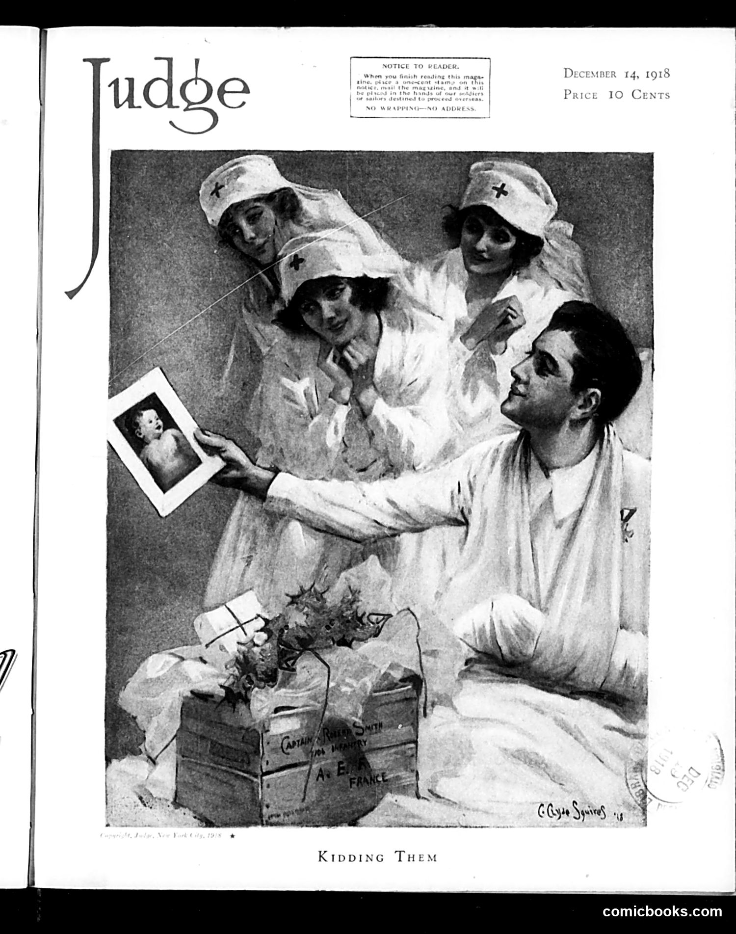 Judge — December 14, 1918 — page 1: Judge, 1918-12-14
