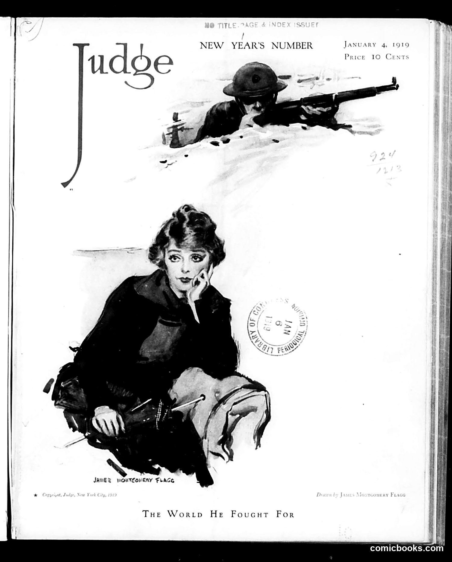 Judge — January 4, 1919 — page 1: Judge, 1919-01-04