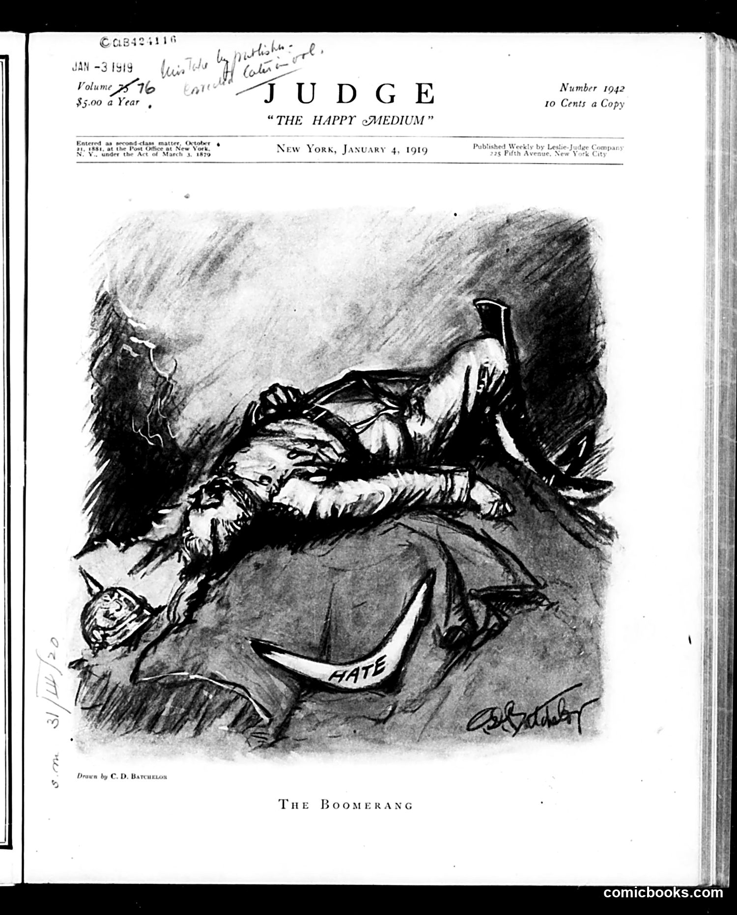 Judge — January 4, 1919 — page 3: Judge, 1919-01-04