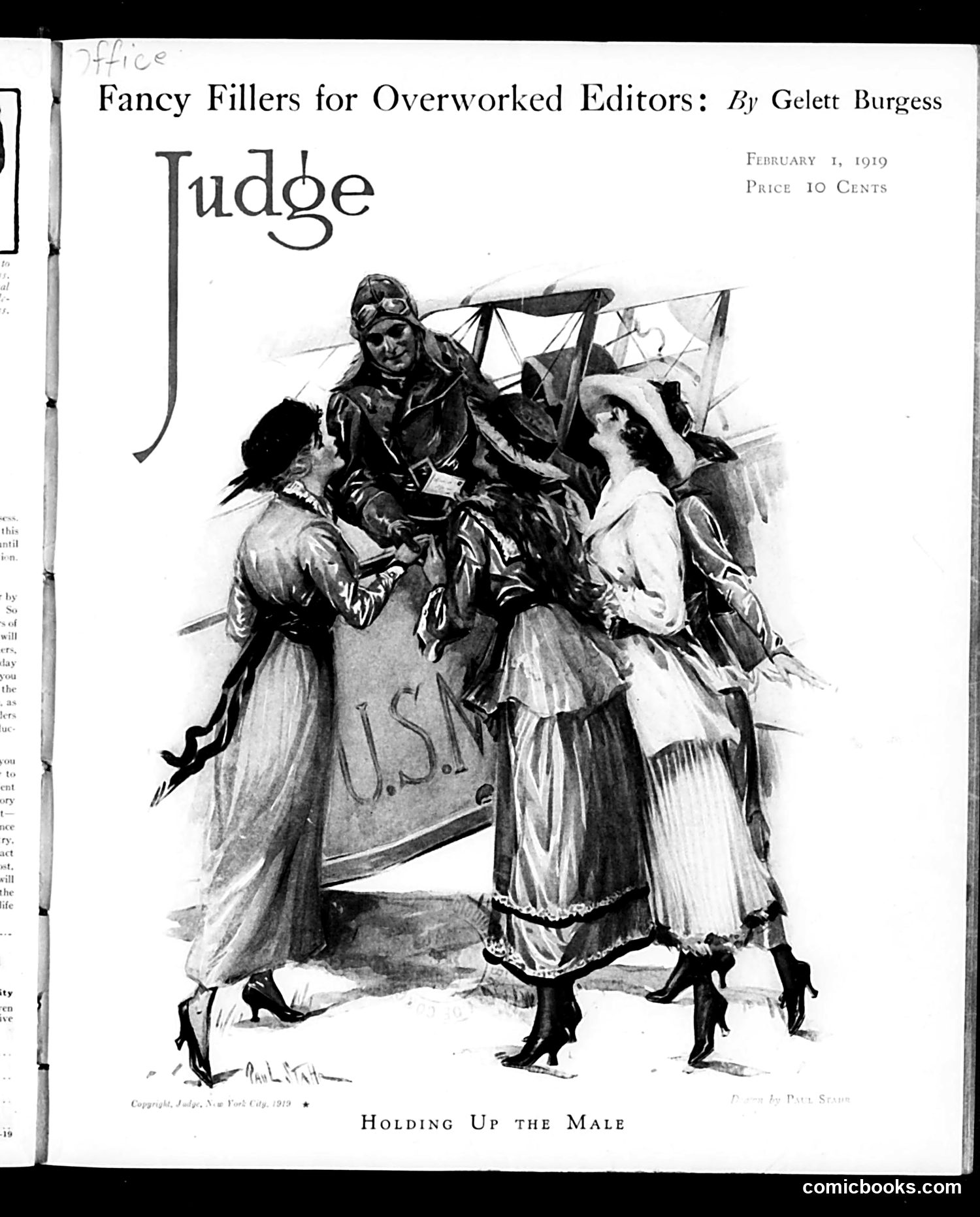 Judge — February 1, 1919 — page 1: Judge, 1919-02-01