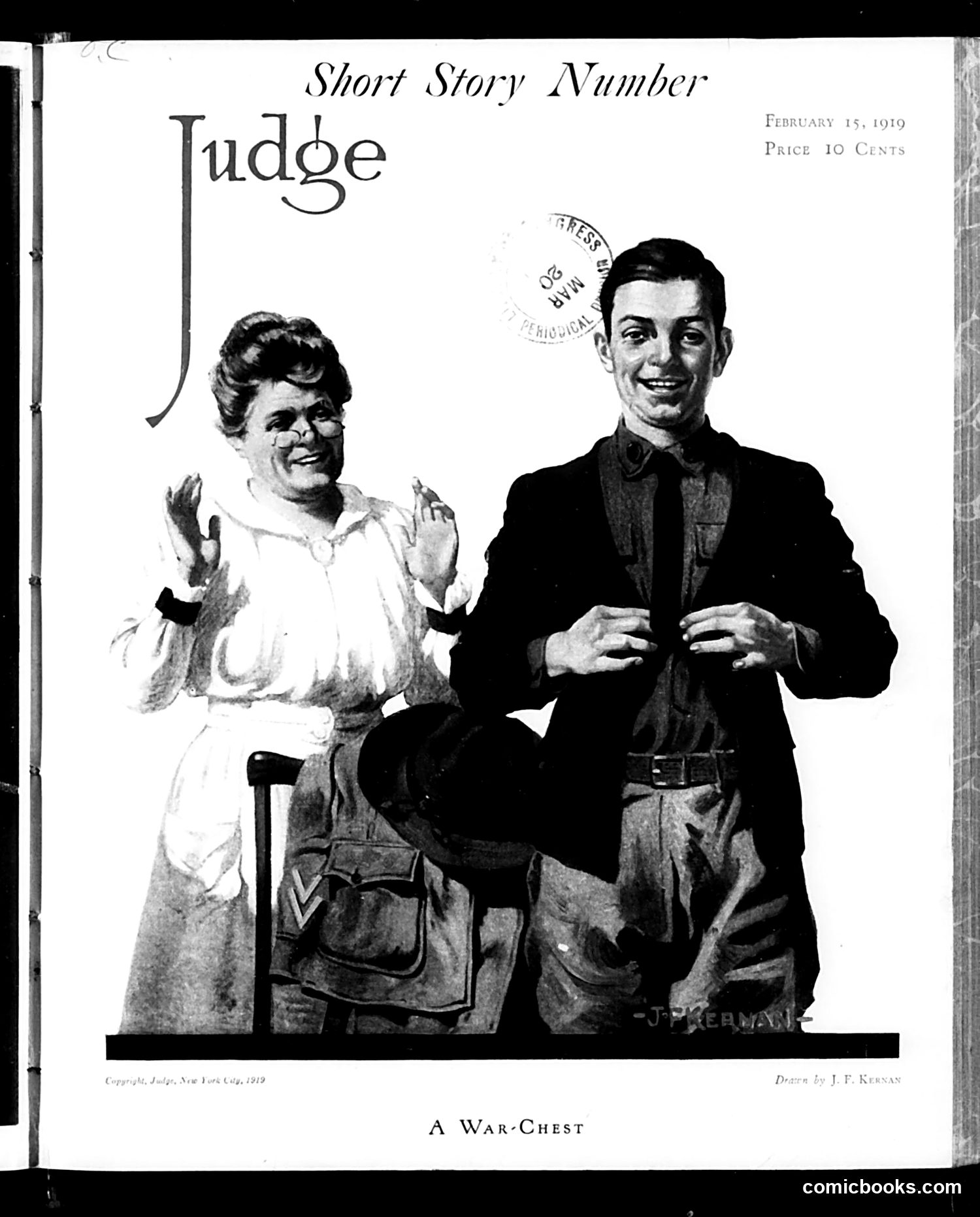 Judge — February 15, 1919 — page 1: Judge, 1919-02-15