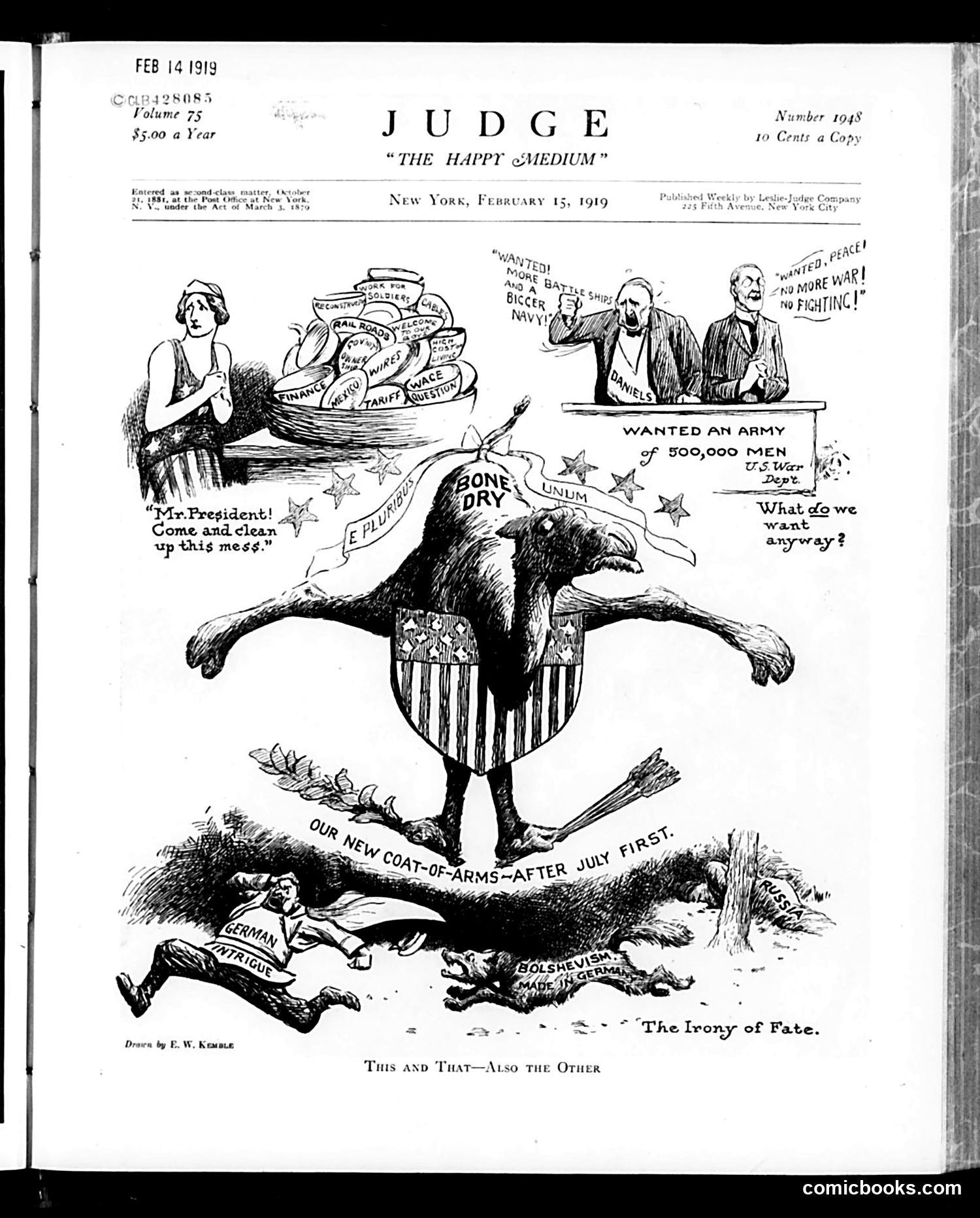 Judge — February 15, 1919 — page 3: Judge, 1919-02-15