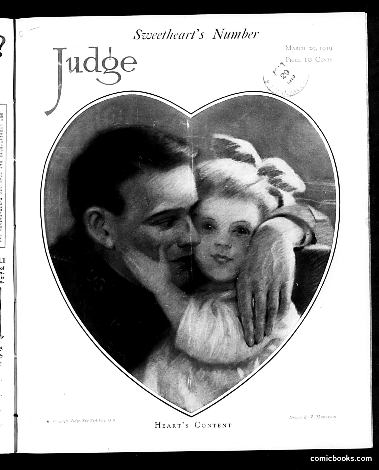 Judge — March 29, 1919 — page 1: Judge, 1919-03-29