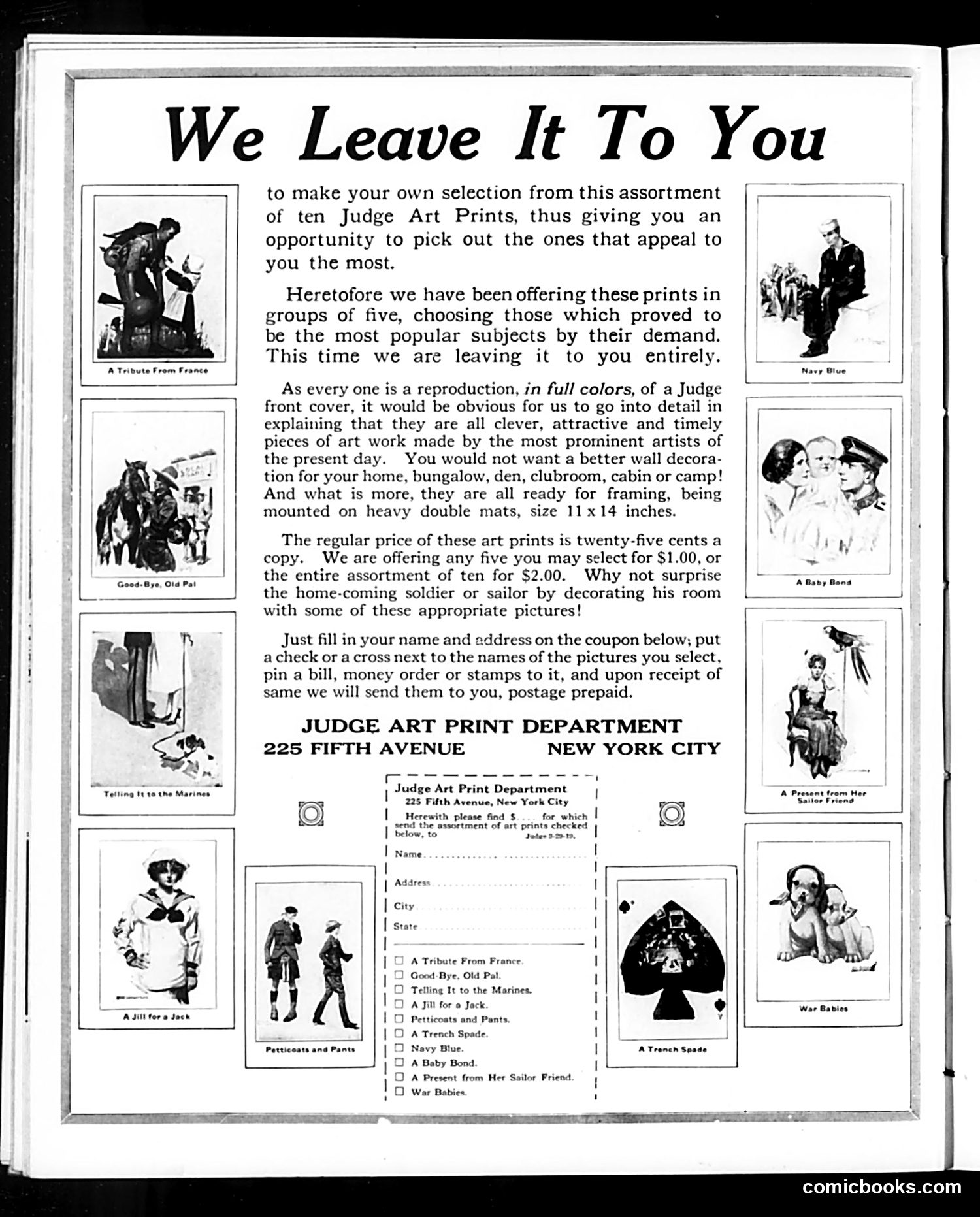 Judge — March 29, 1919 — page 2: Judge, 1919-03-29