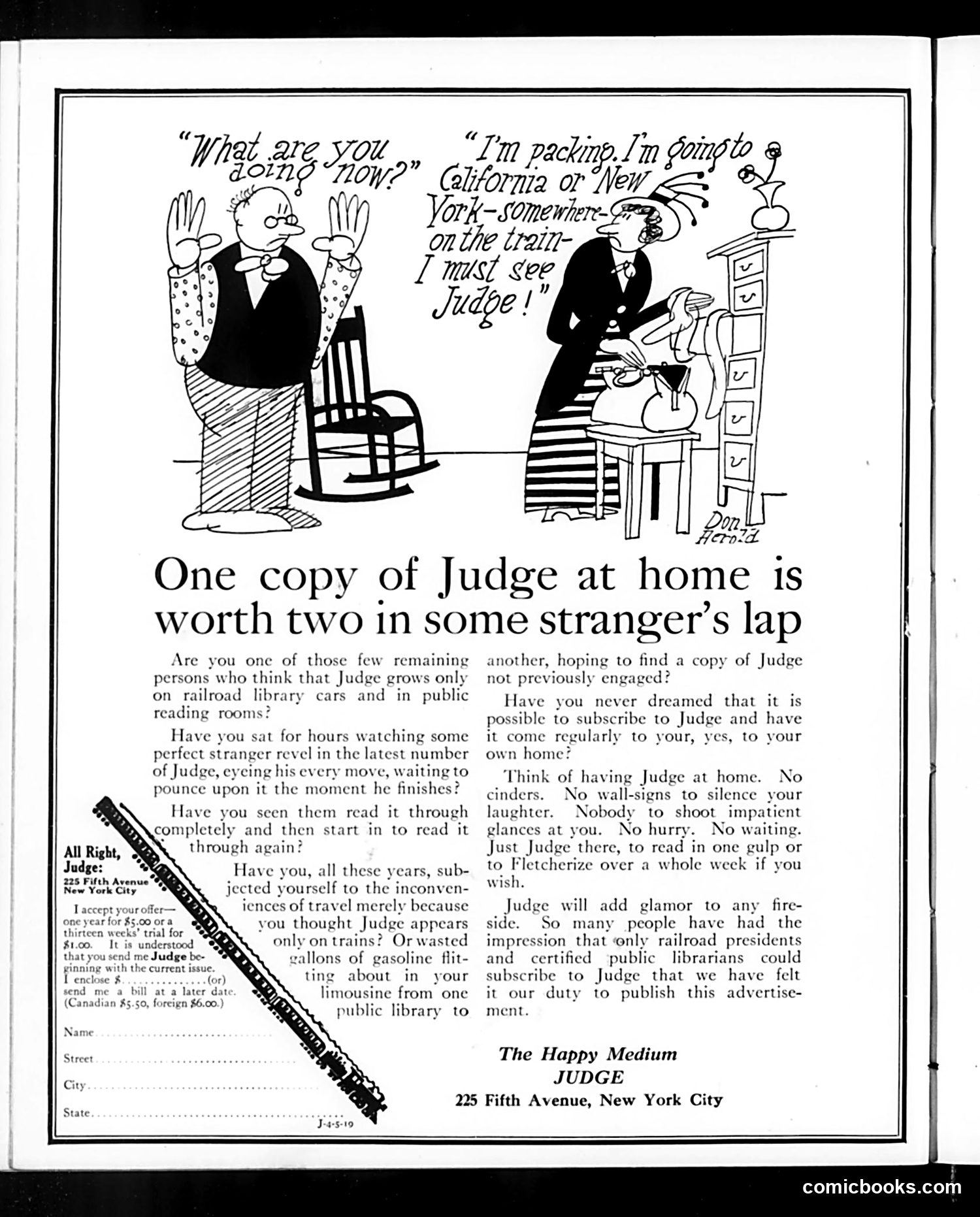 Judge — April 5, 1919 — page 2: Judge, 1919-04-05
