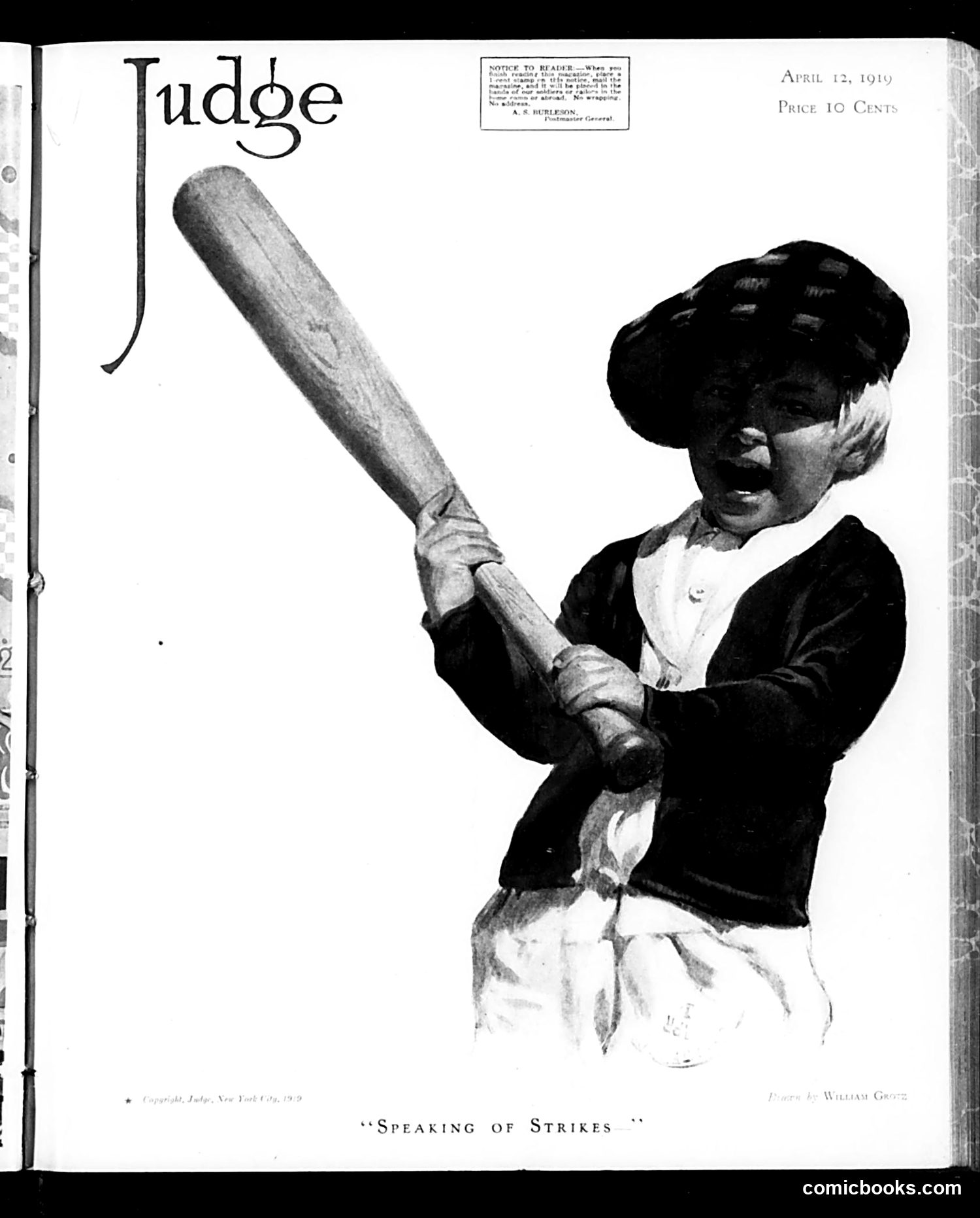 Judge — April 12, 1919 — page 1: Judge, 1919-04-12