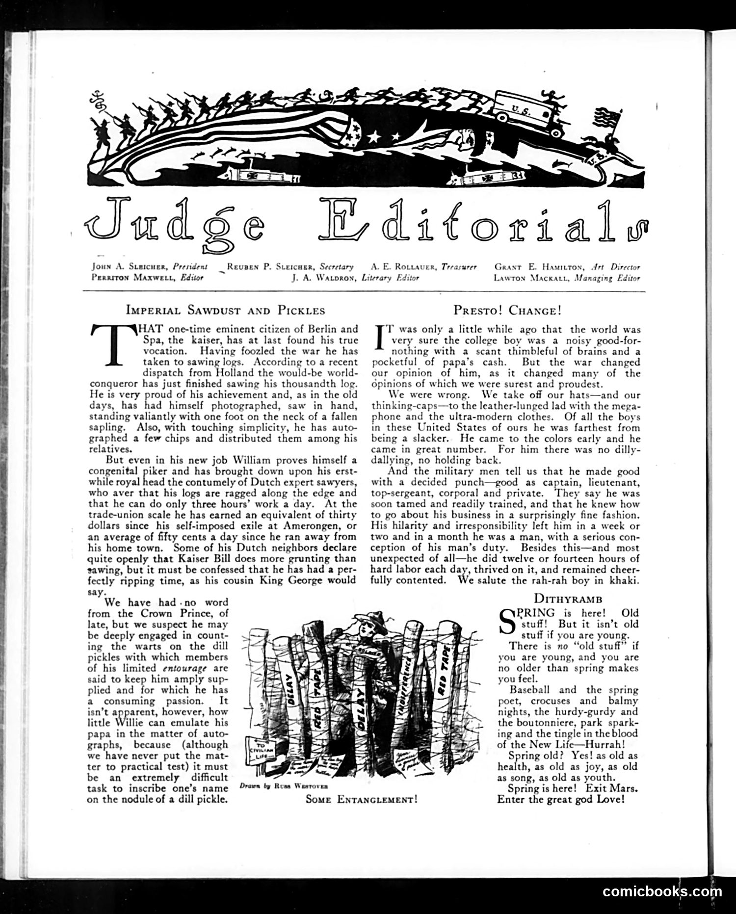 Judge — April 12, 1919 — page 14: Judge, 1919-04-12
