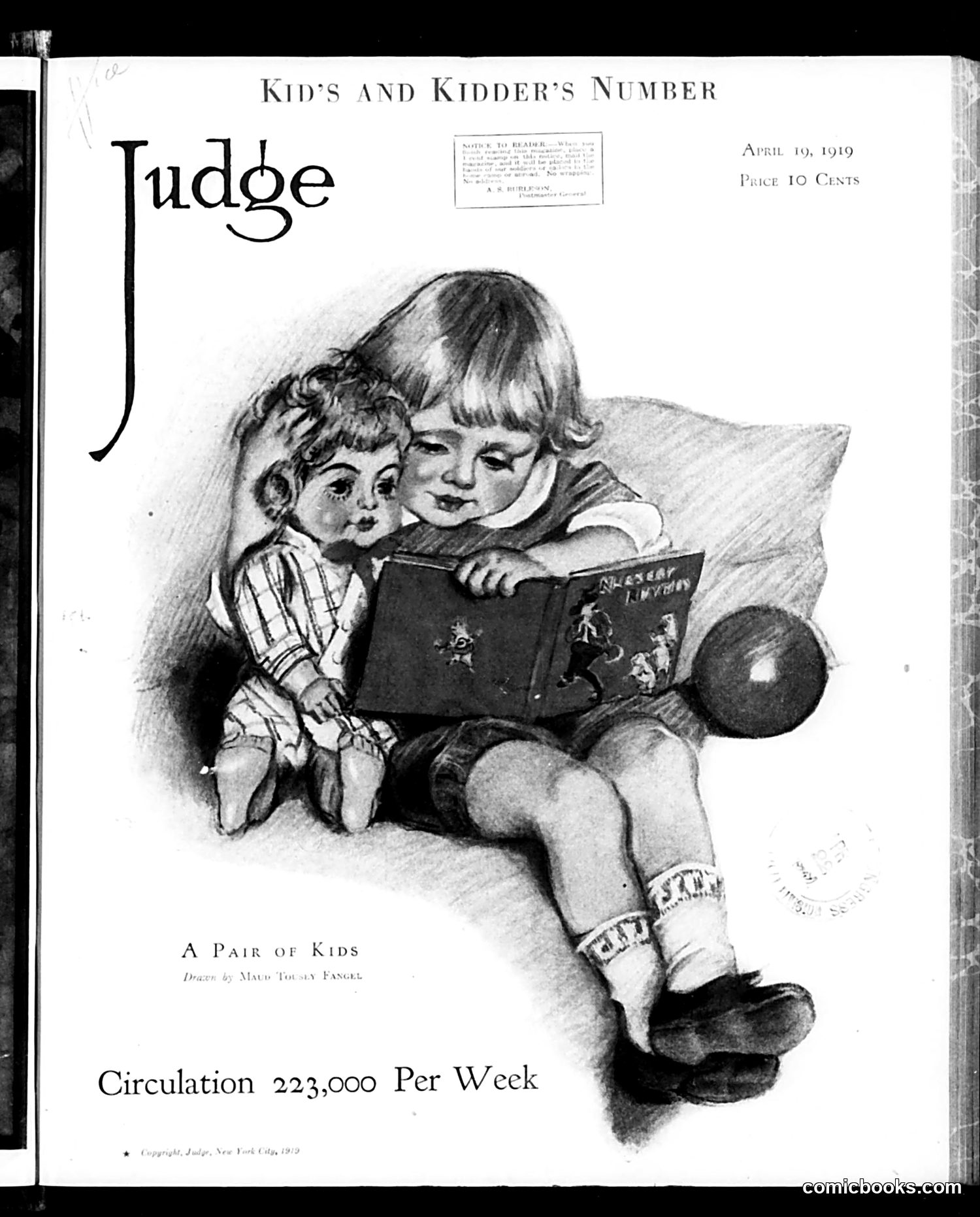 Judge — April 19, 1919 — page 1: Judge, 1919-04-19