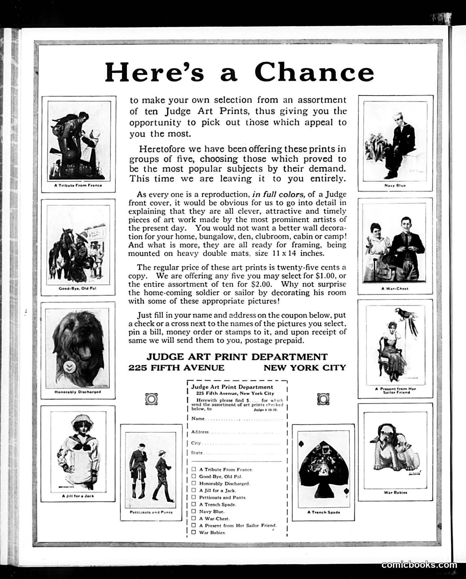 Judge — April 19, 1919 — page 2: Judge, 1919-04-19