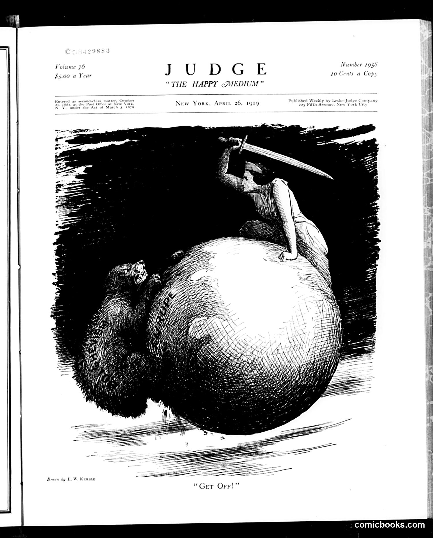 Judge — April 26, 1919 — page 3: Judge, 1919-04-26