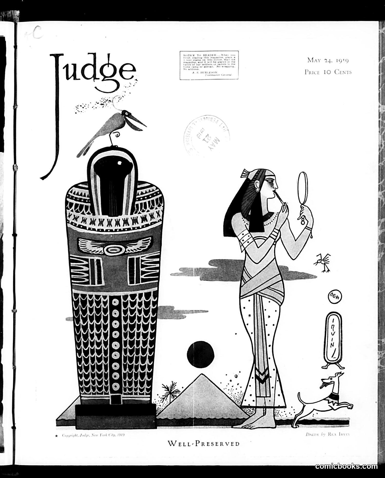 Judge — May 24, 1919 — page 1: Judge, 1919-05-24