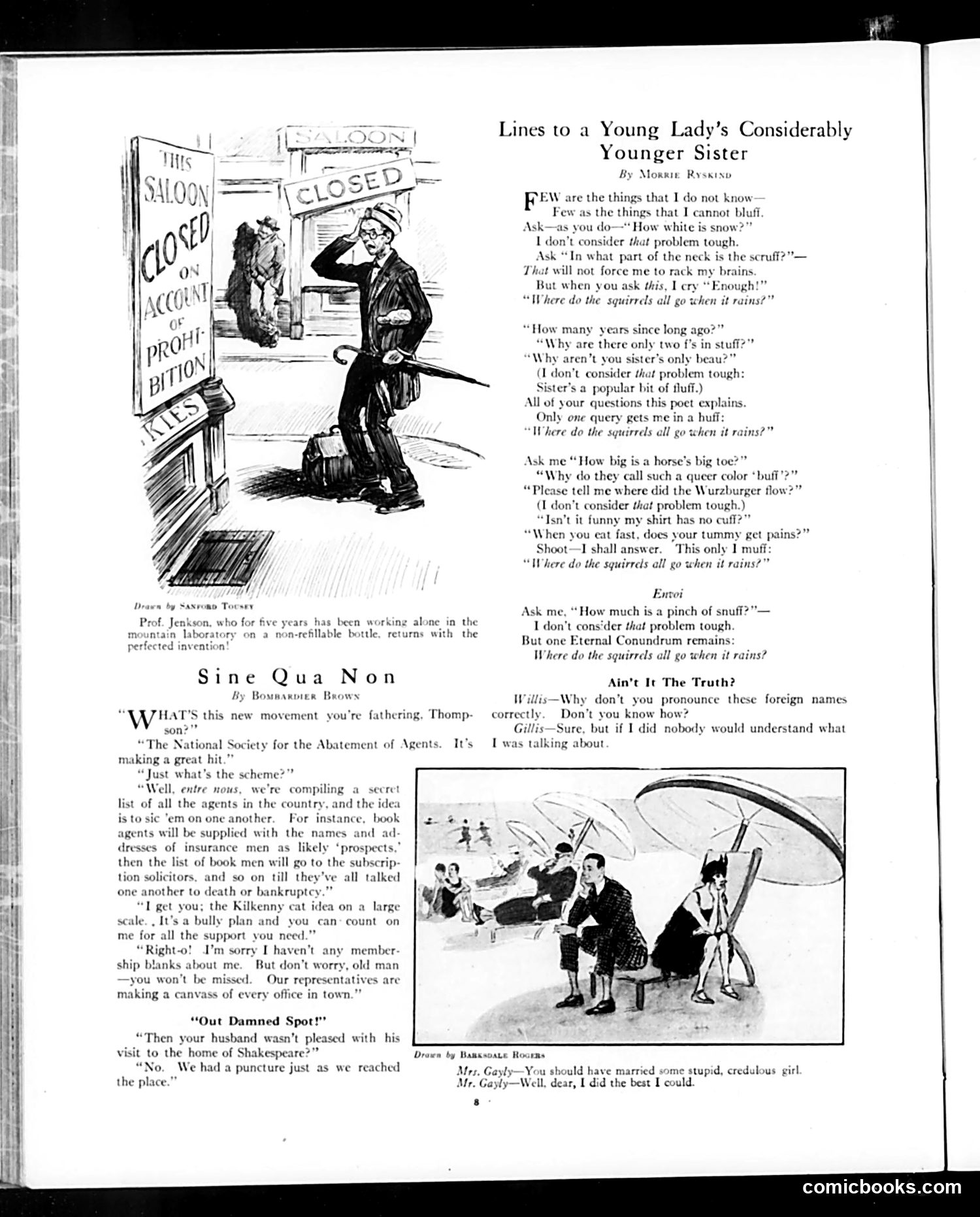 Judge — June 14, 1919 — page 8: Judge, 1919-06-14