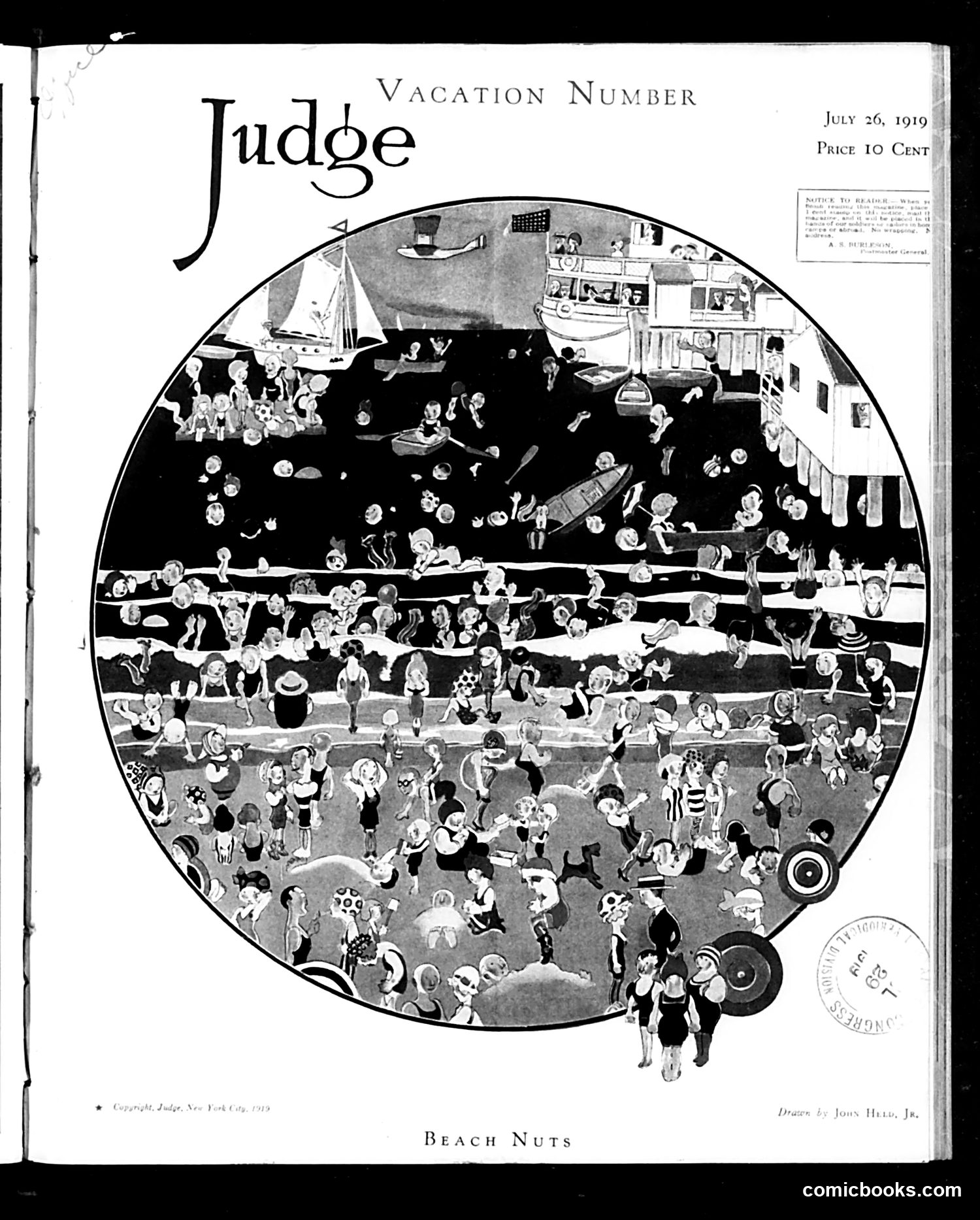Judge — July 26, 1919 — page 1: Judge, 1919-07-26