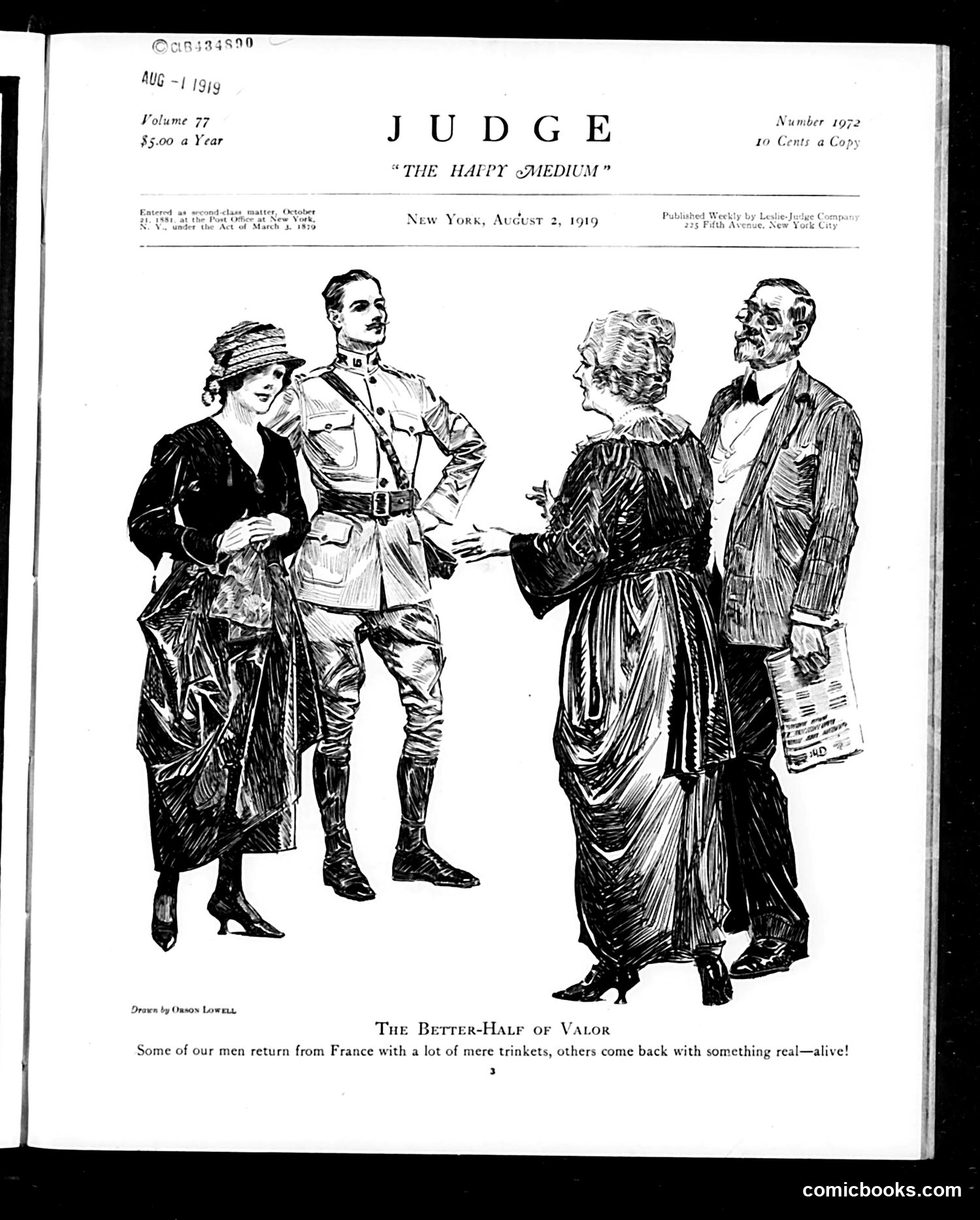 Judge — August 2, 1919 — page 3: Judge, 1919-08-02