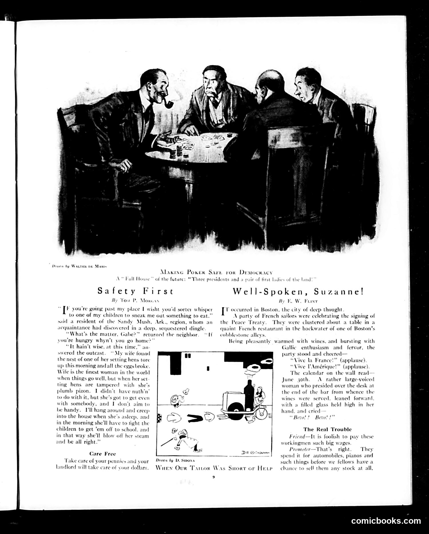 Judge — August 9, 1919 — page 9: Judge, 1919-08-09
