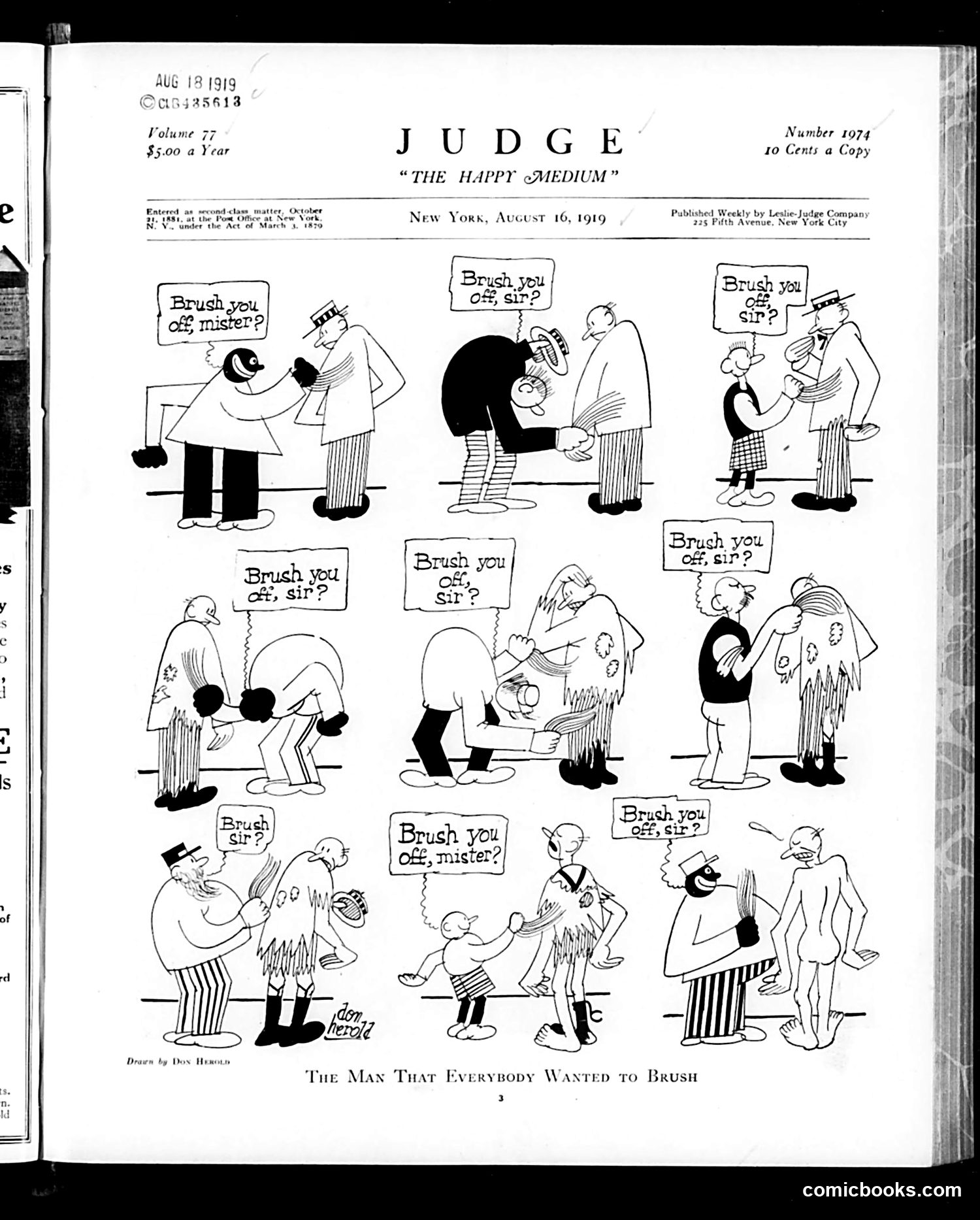 Judge — August 16, 1919 — page 3: Judge, 1919-08-16
