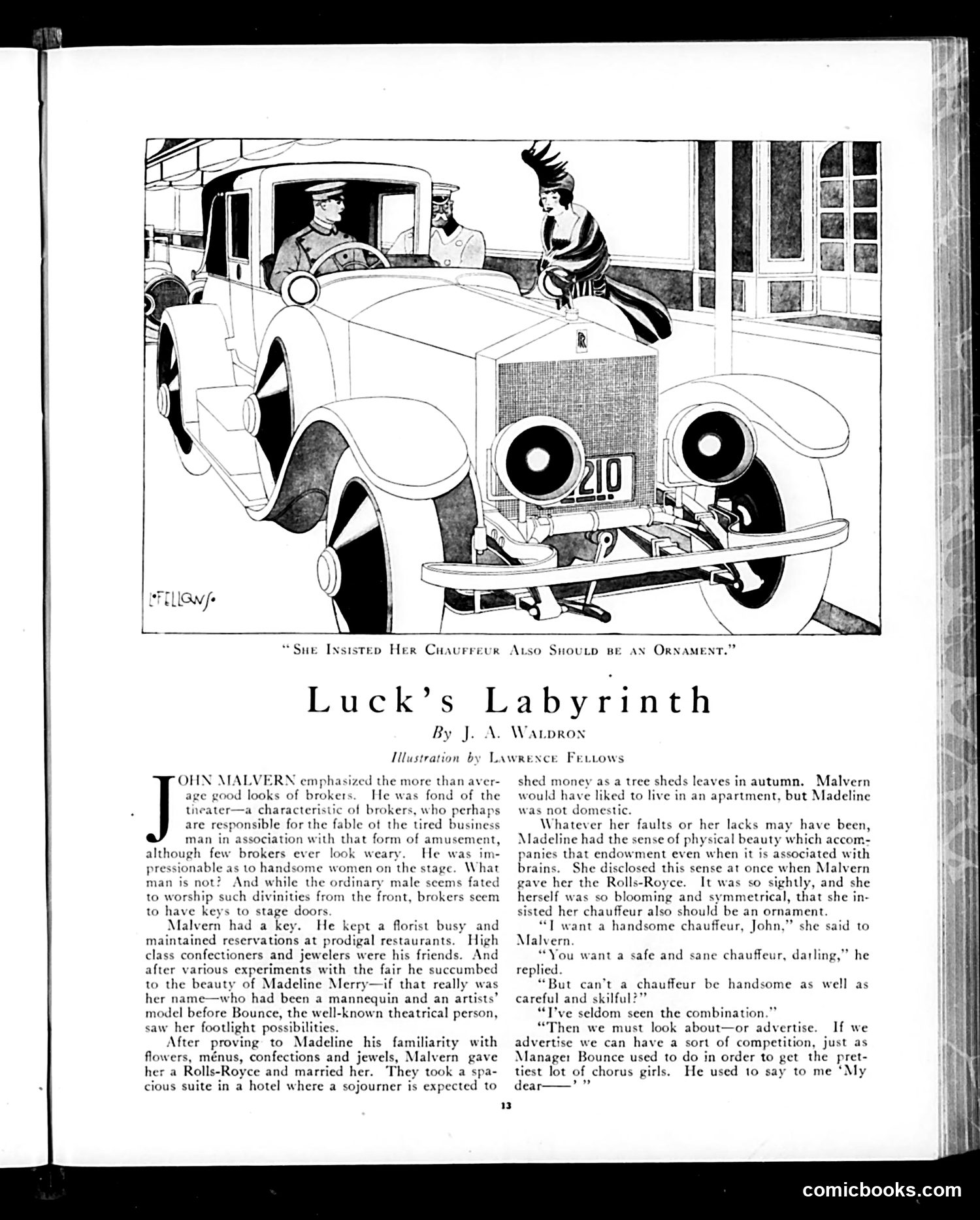 Judge — August 16, 1919 — page 13: Judge, 1919-08-16