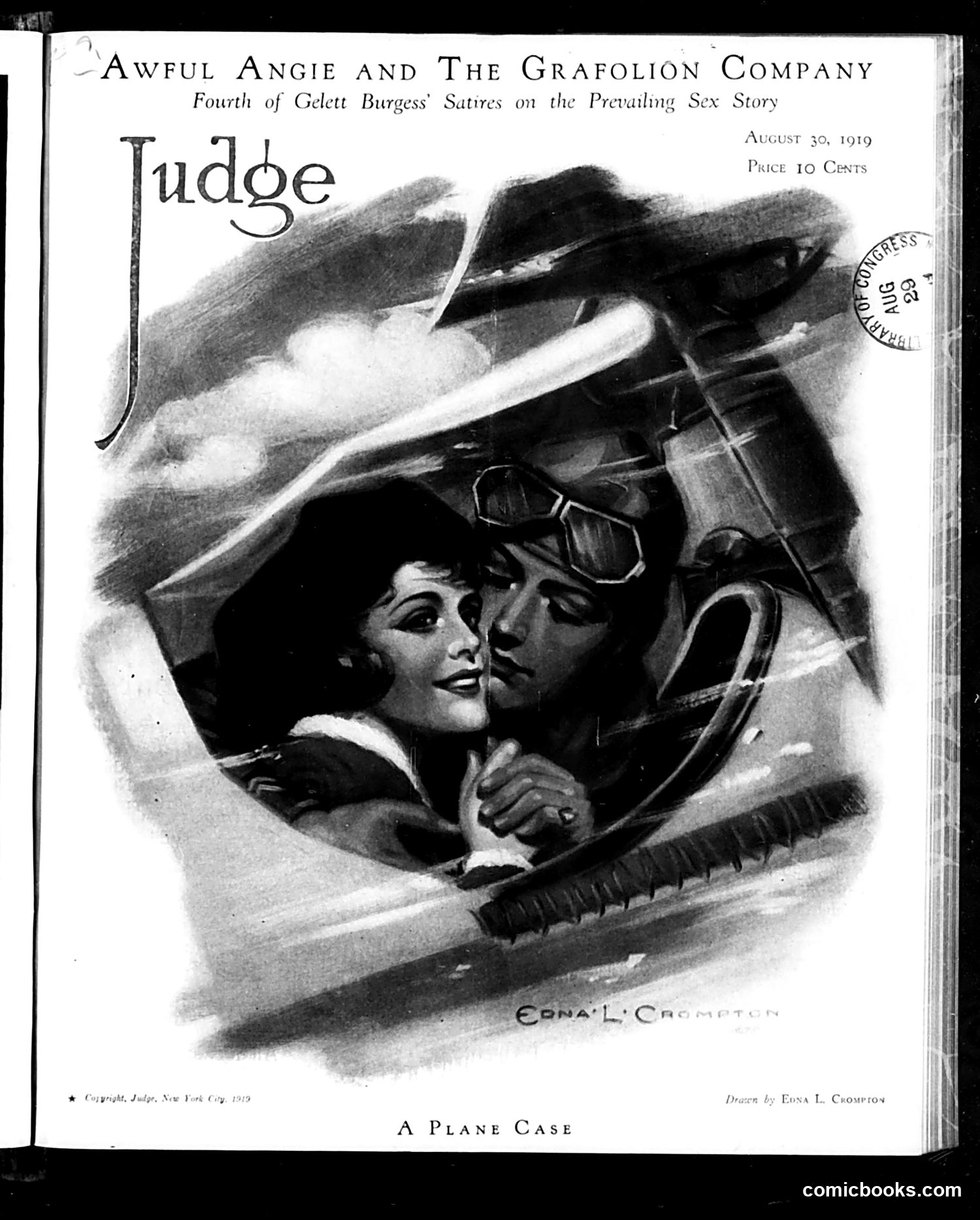 Judge — August 30, 1919 — page 1: Judge, 1919-08-30