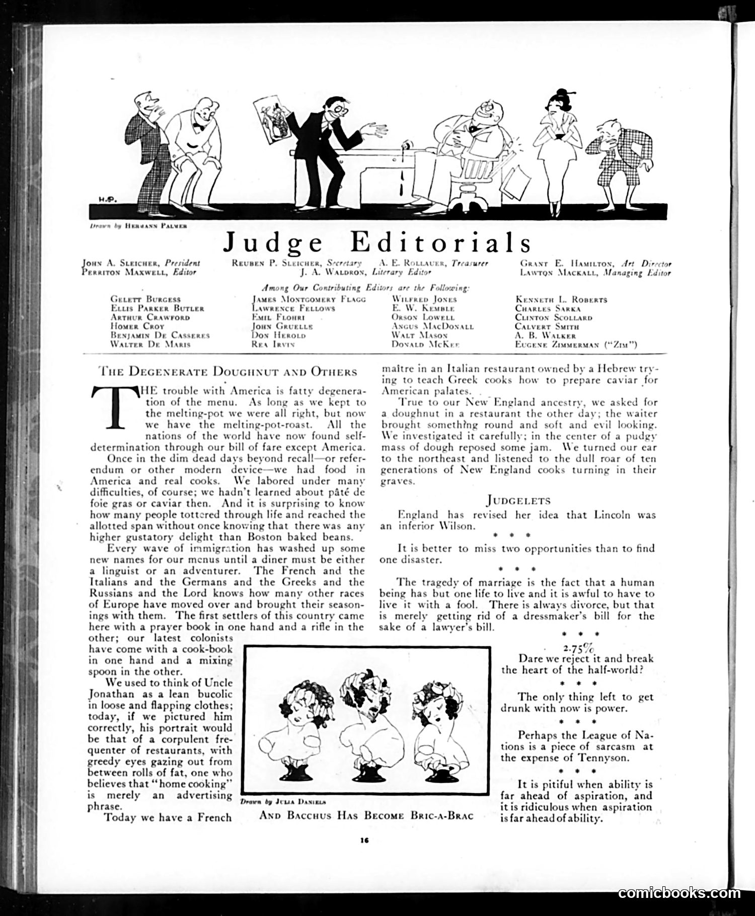 Judge — August 30, 1919 — page 16: Judge, 1919-08-30