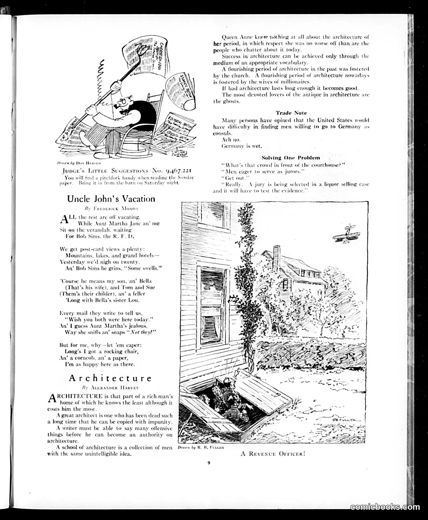 Judge — September 6, 1919 — page 9: Judge, 1919-09-06