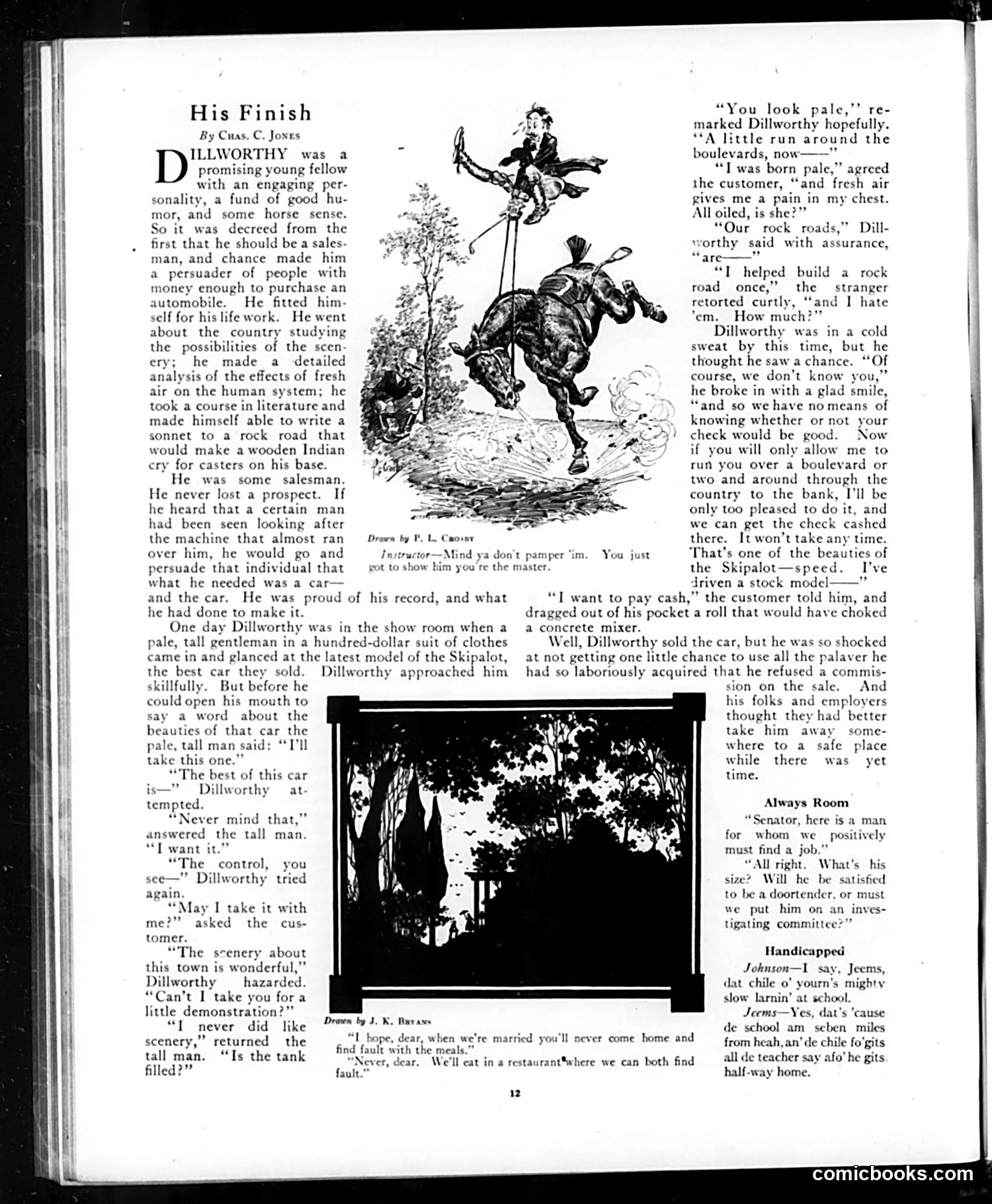 Judge — October 4, 1919 — page 12: Judge, 1919-10-04