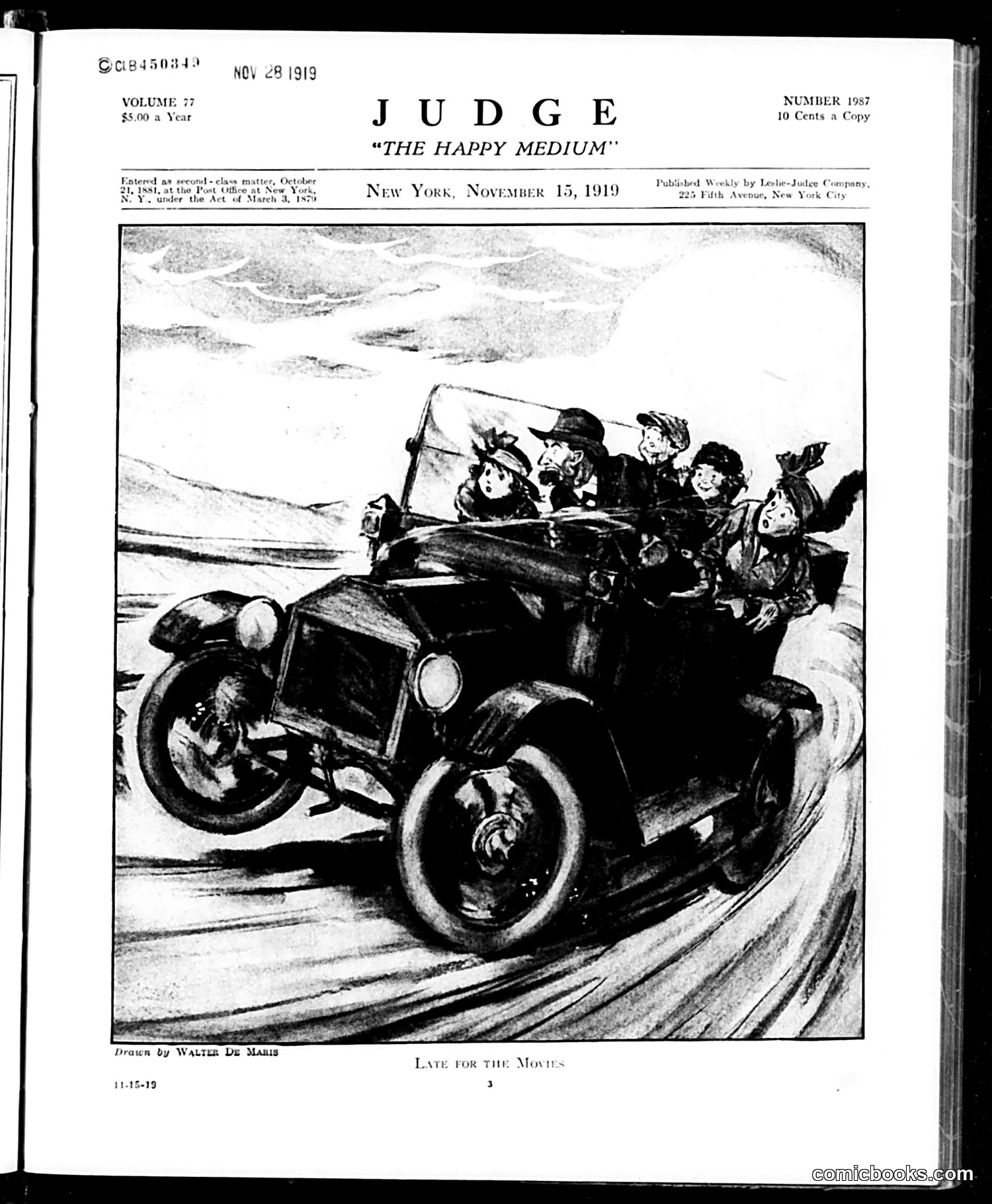 Judge — November 15, 1919 — page 3: Judge, 1919-11-15