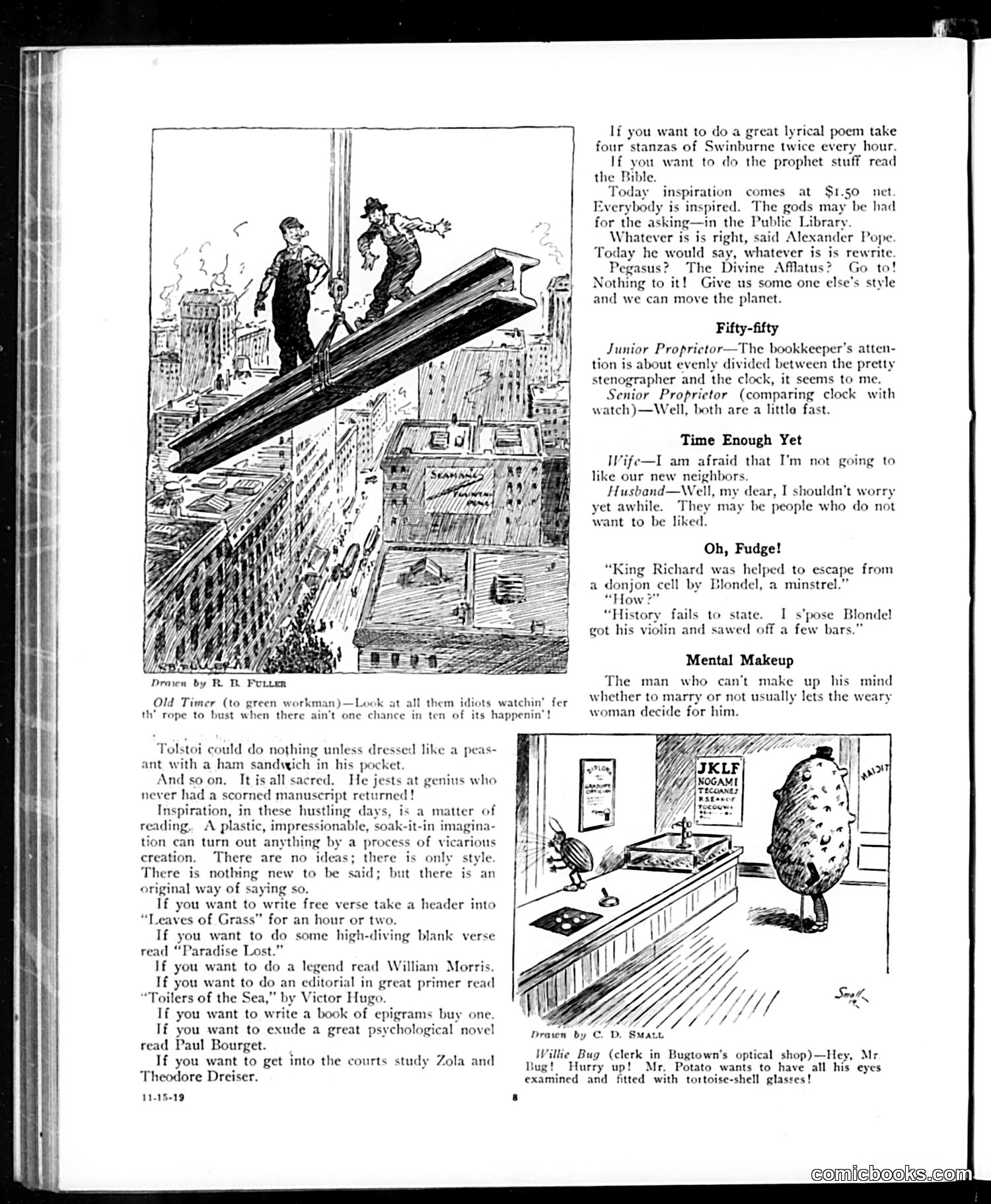 Judge — November 15, 1919 — page 8: Judge, 1919-11-15