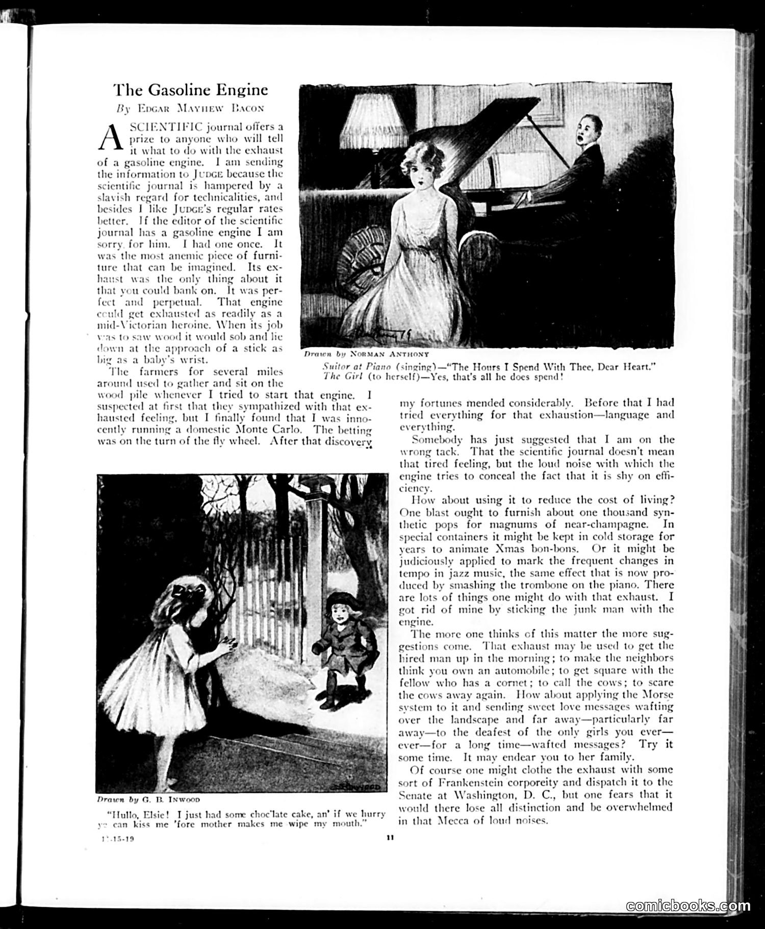 Judge — November 15, 1919 — page 11: Judge, 1919-11-15