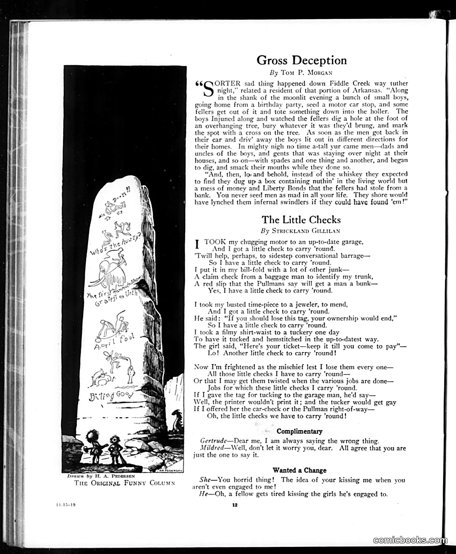 Judge — November 15, 1919 — page 12: Judge, 1919-11-15