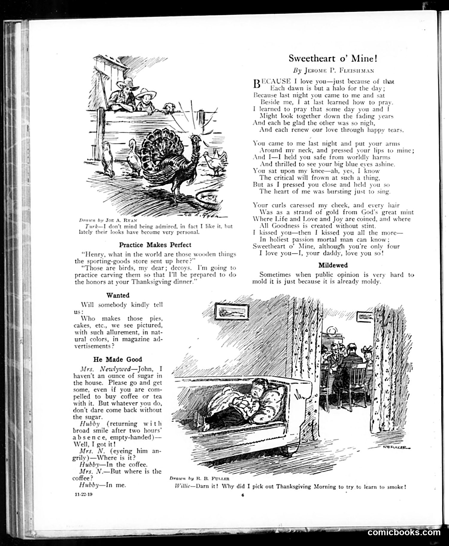 Judge — November 22, 1919 — page 6: Judge, 1919-11-22