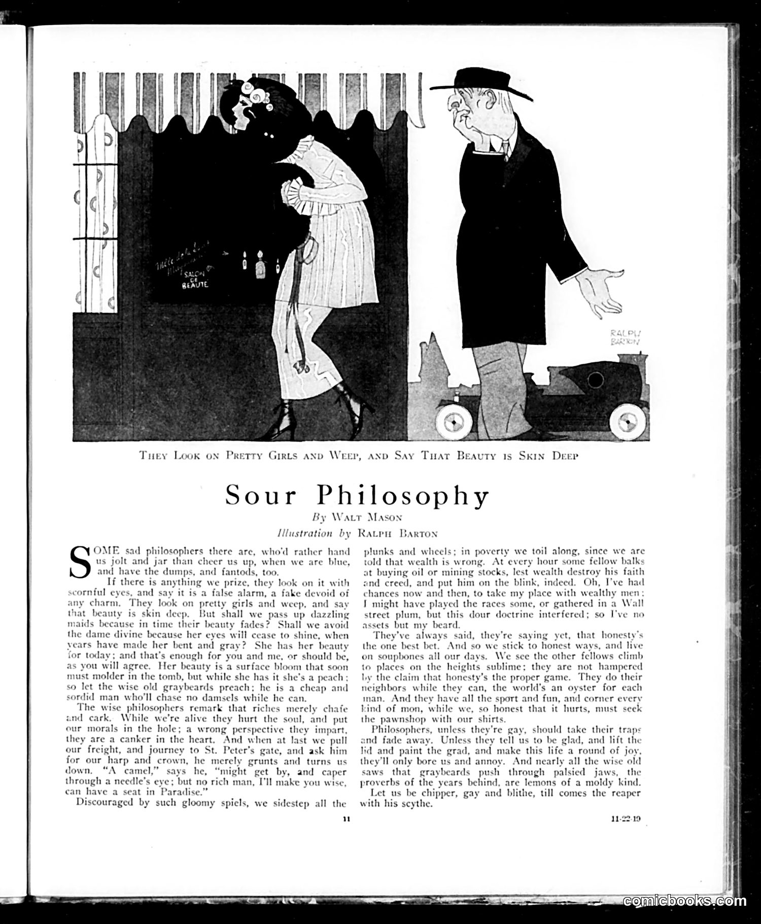 Judge — November 22, 1919 — page 11: Judge, 1919-11-22