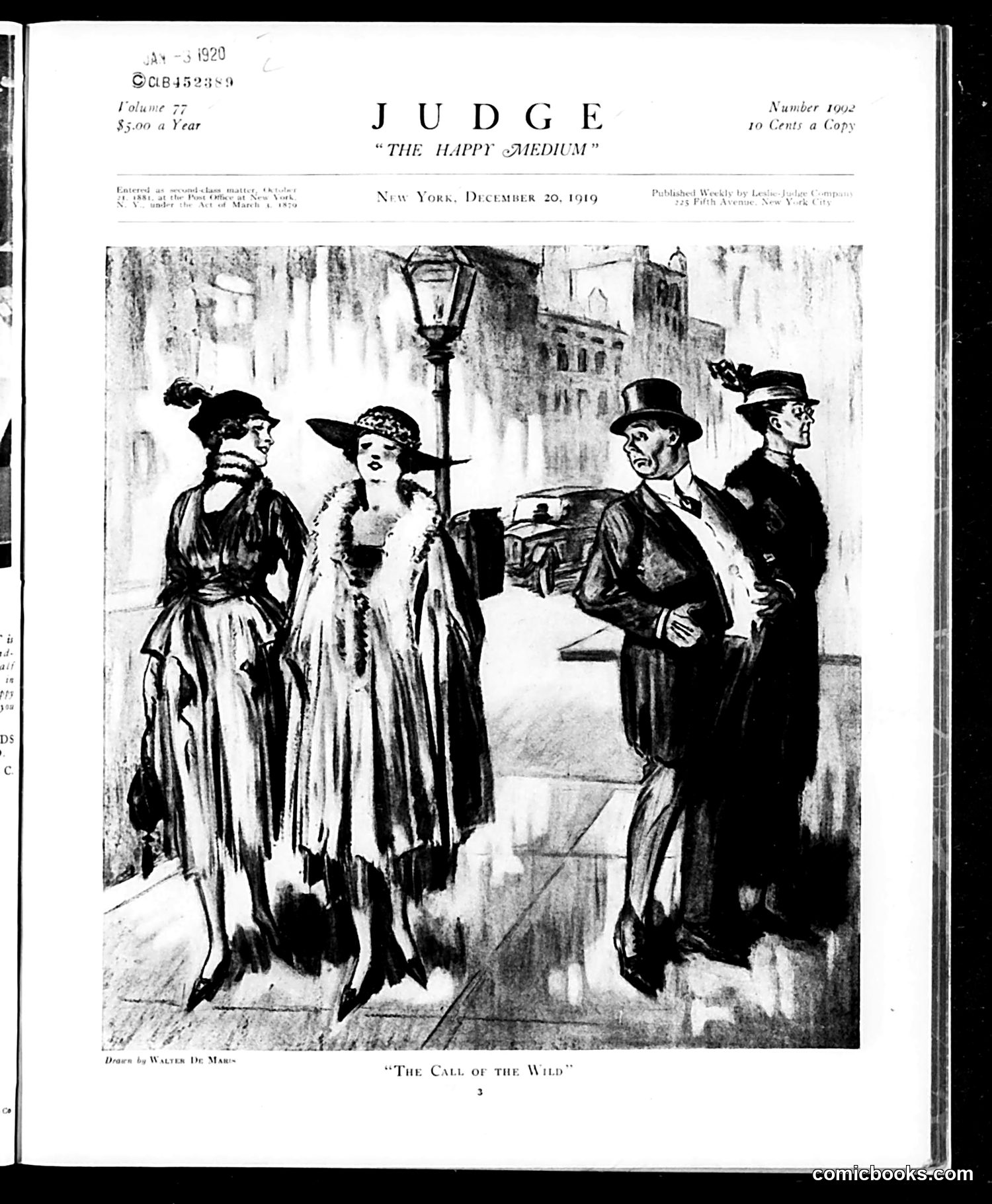 Judge — December 20, 1919 — page 3: Judge, 1919-12-20