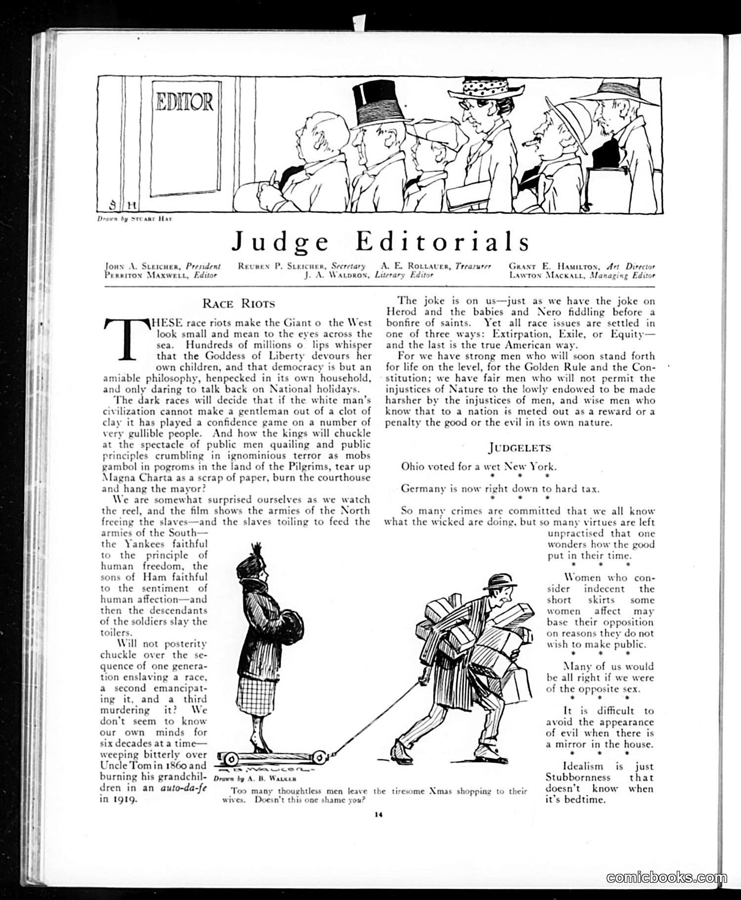 Judge — December 20, 1919 — page 14: Judge, 1919-12-20