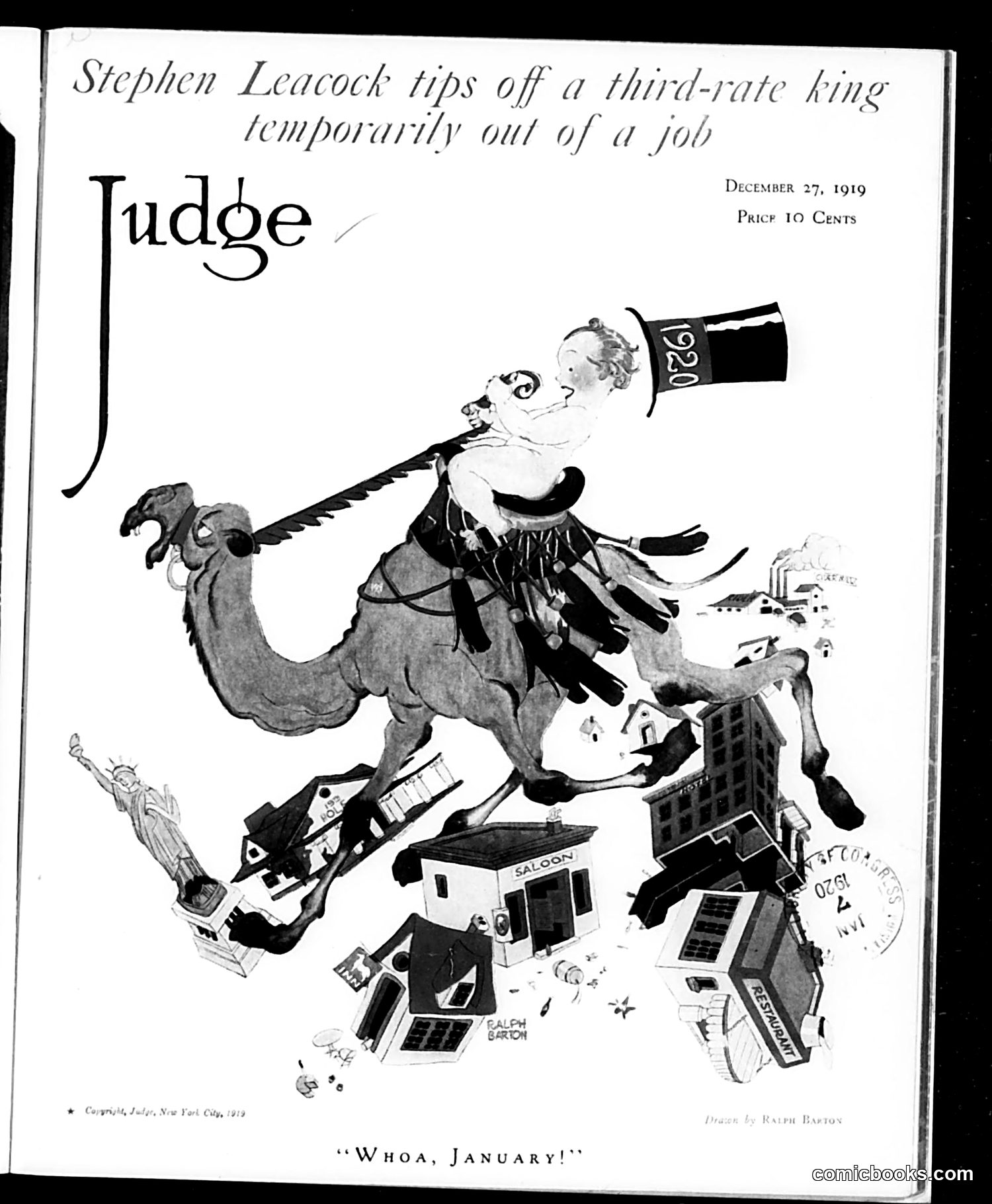 Judge — December 27, 1919 — page 1: Judge, 1919-12-27