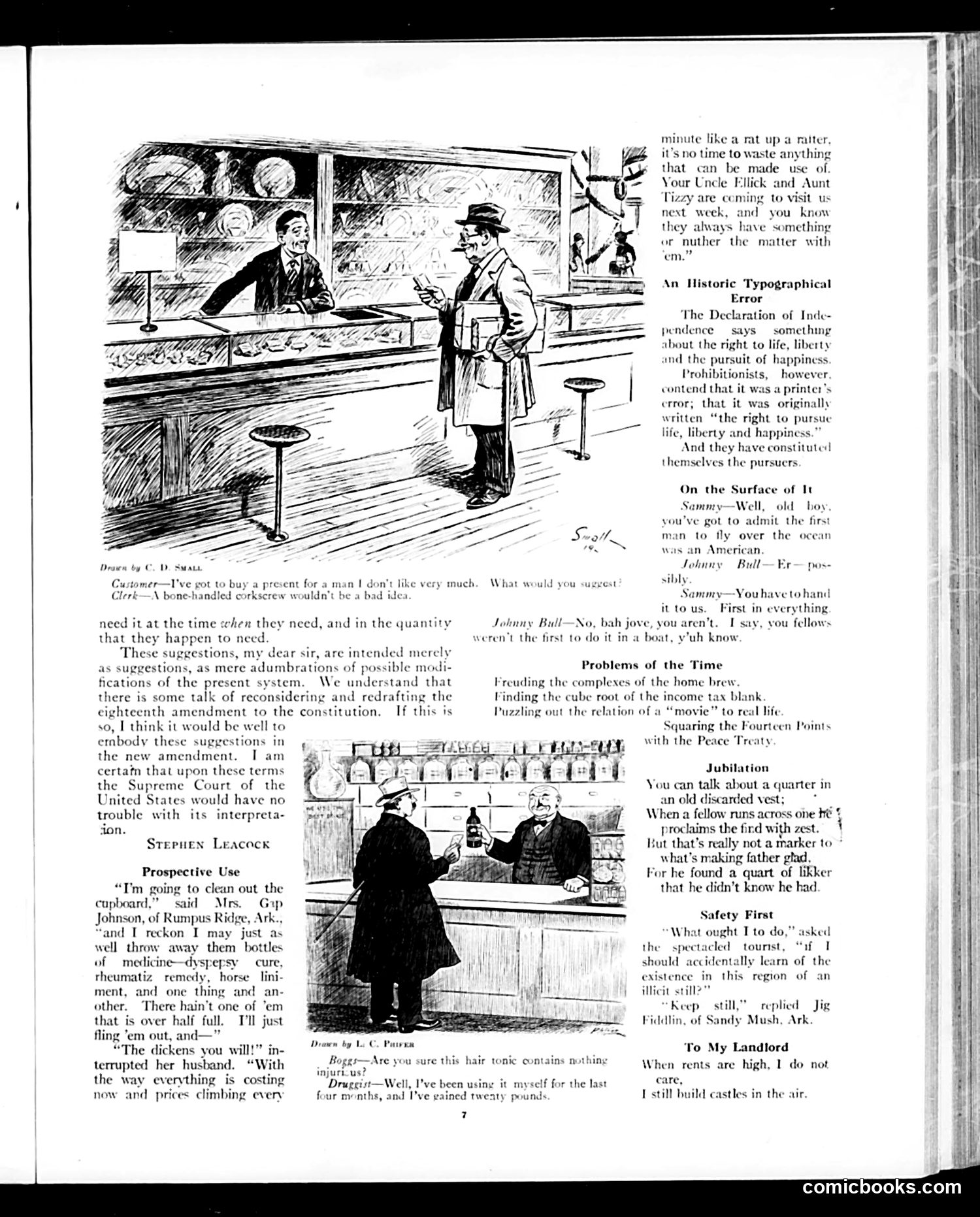 Judge — January 3, 1920 — page 7: Judge, 1920-01-03