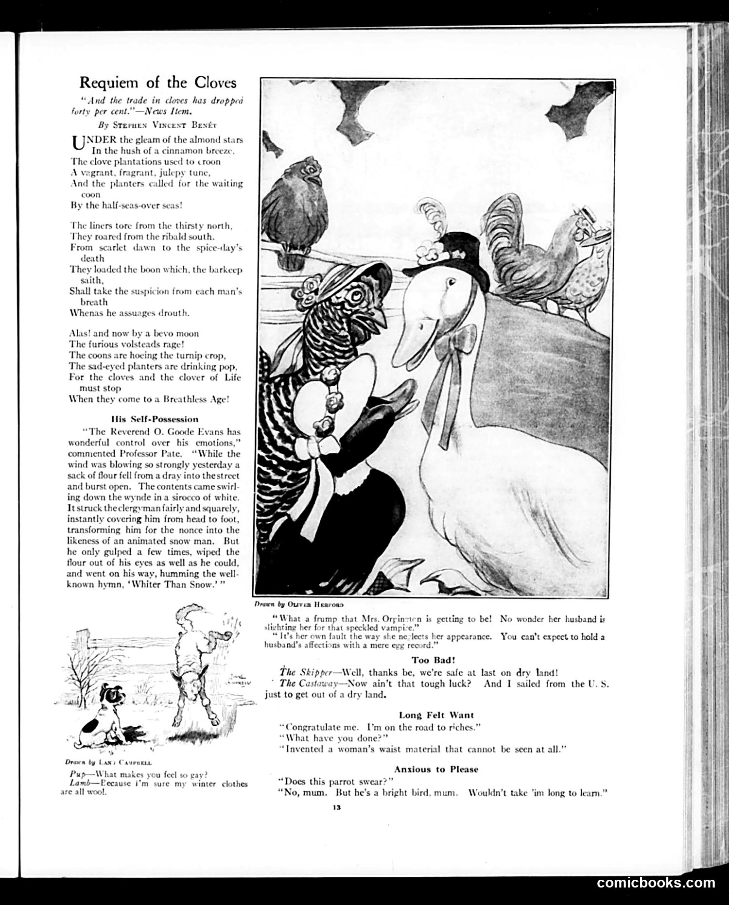 Judge — January 3, 1920 — page 13: Judge, 1920-01-03
