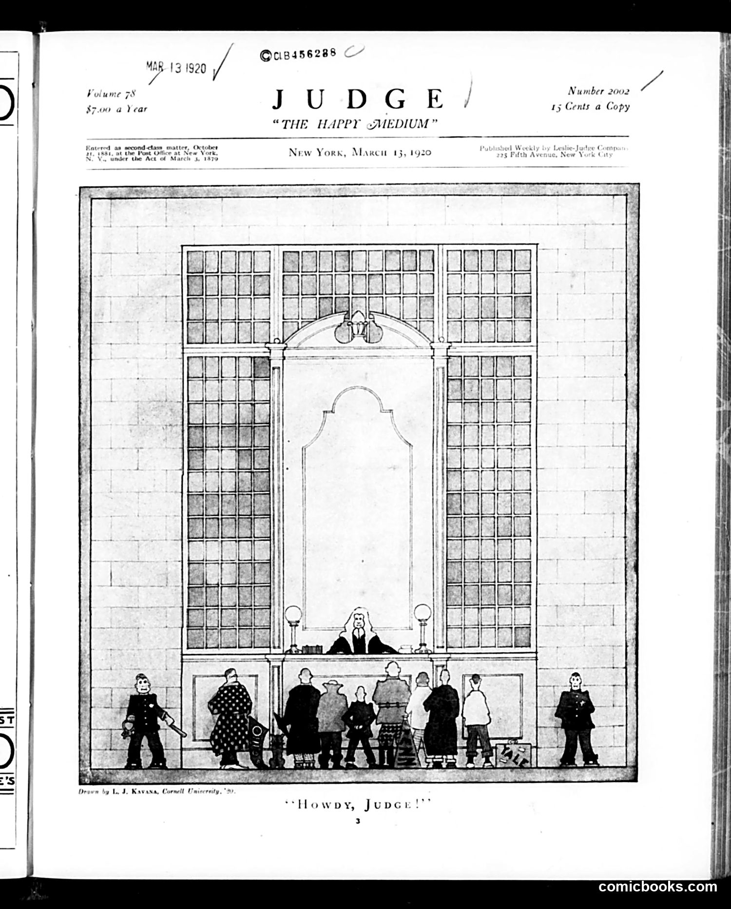 Judge — March 13, 1920 — page 3: Judge, 1920-03-13