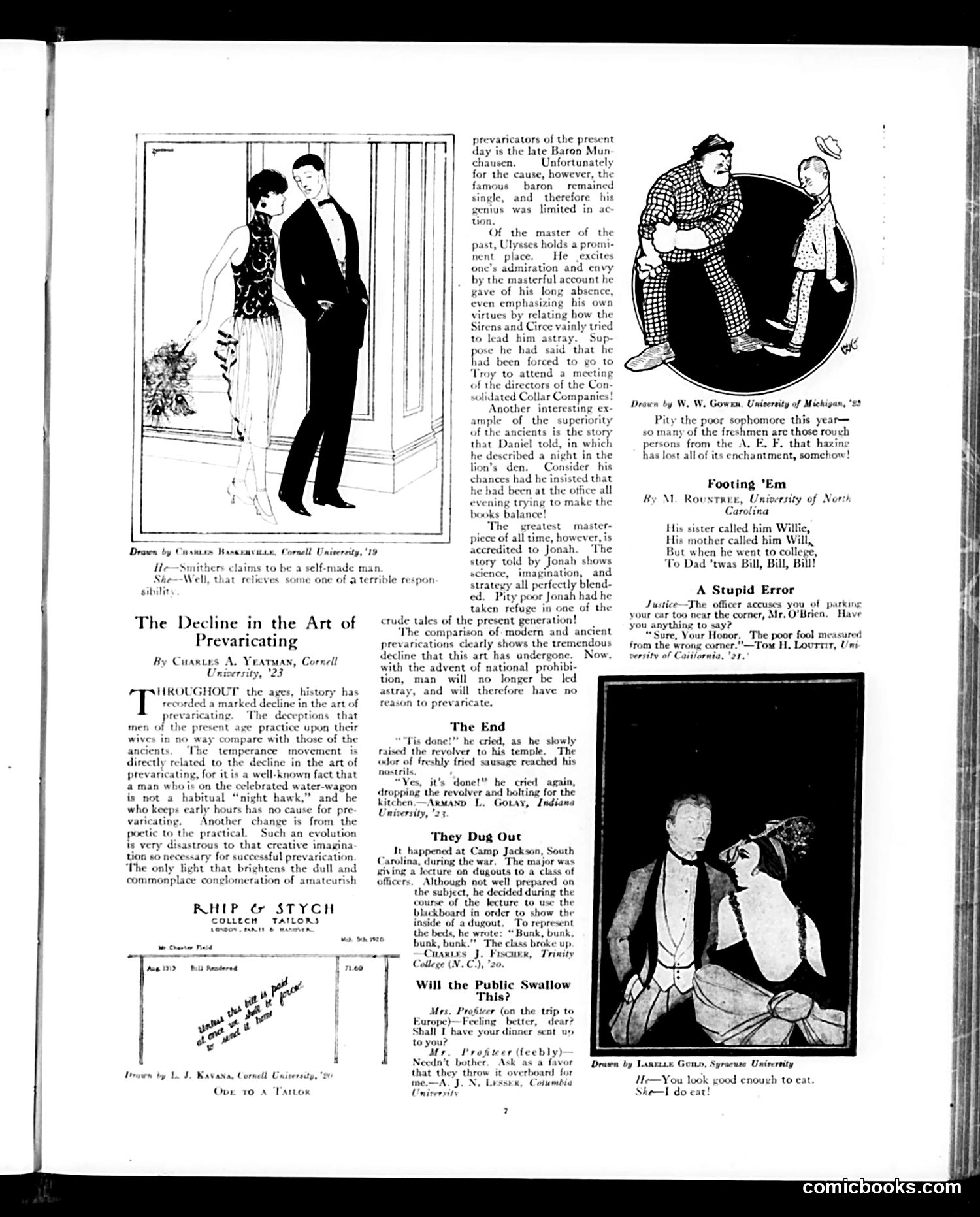 Judge — March 13, 1920 — page 7: Judge, 1920-03-13