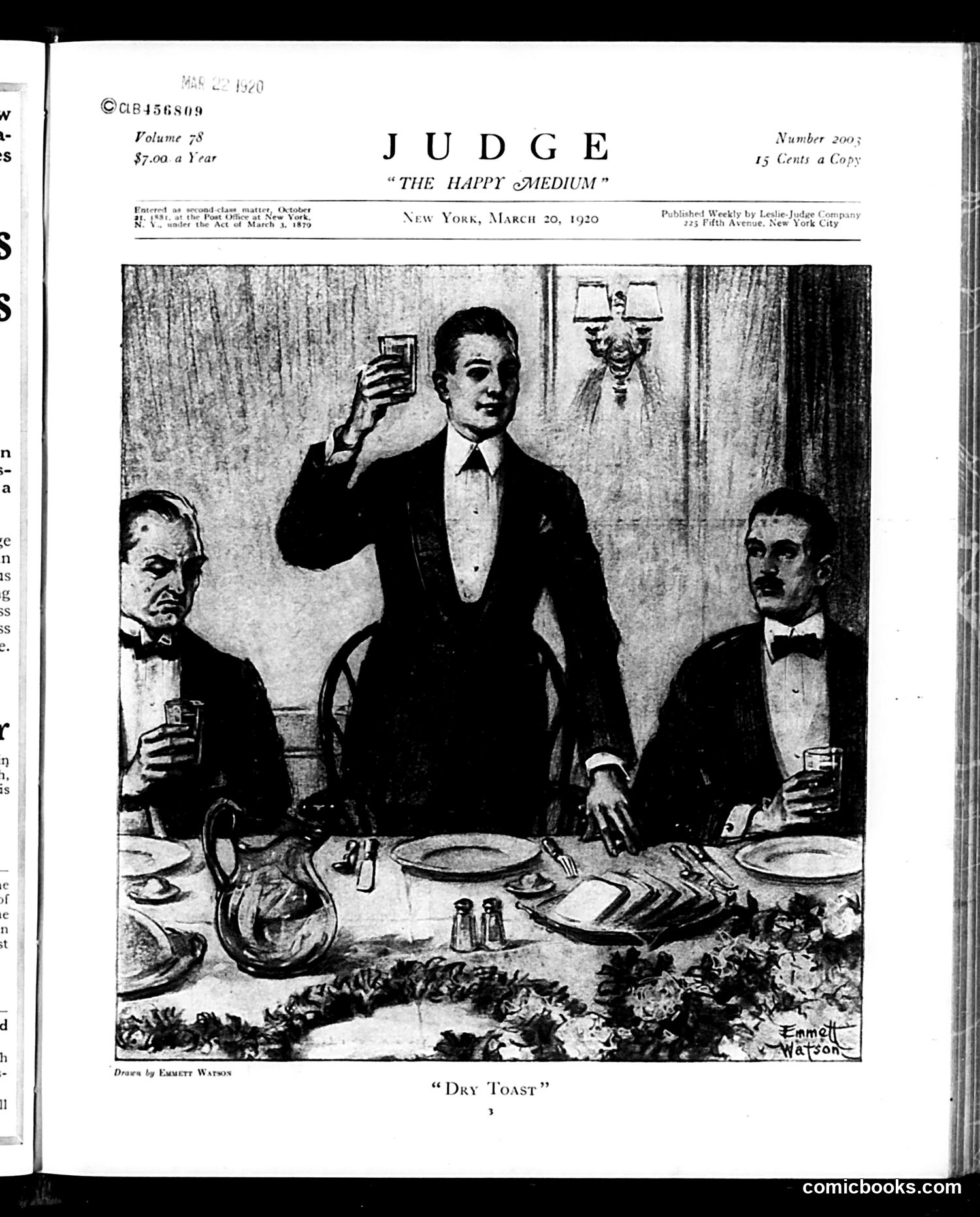 Judge — March 20, 1920 — page 3: Judge, 1920-03-20