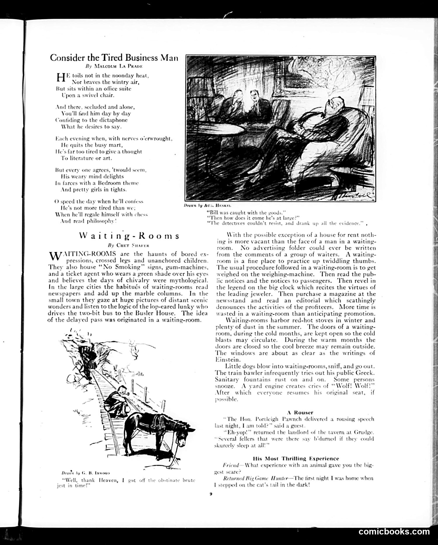 Judge — April 10, 1920 — page 9: Judge, 1920-04-10