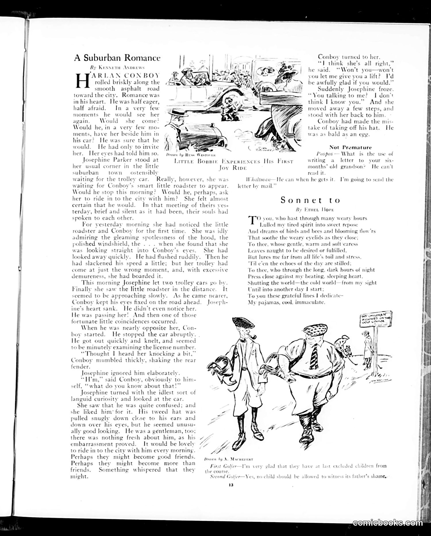 Judge — May 22, 1920 — page 13: Judge, 1920-05-22