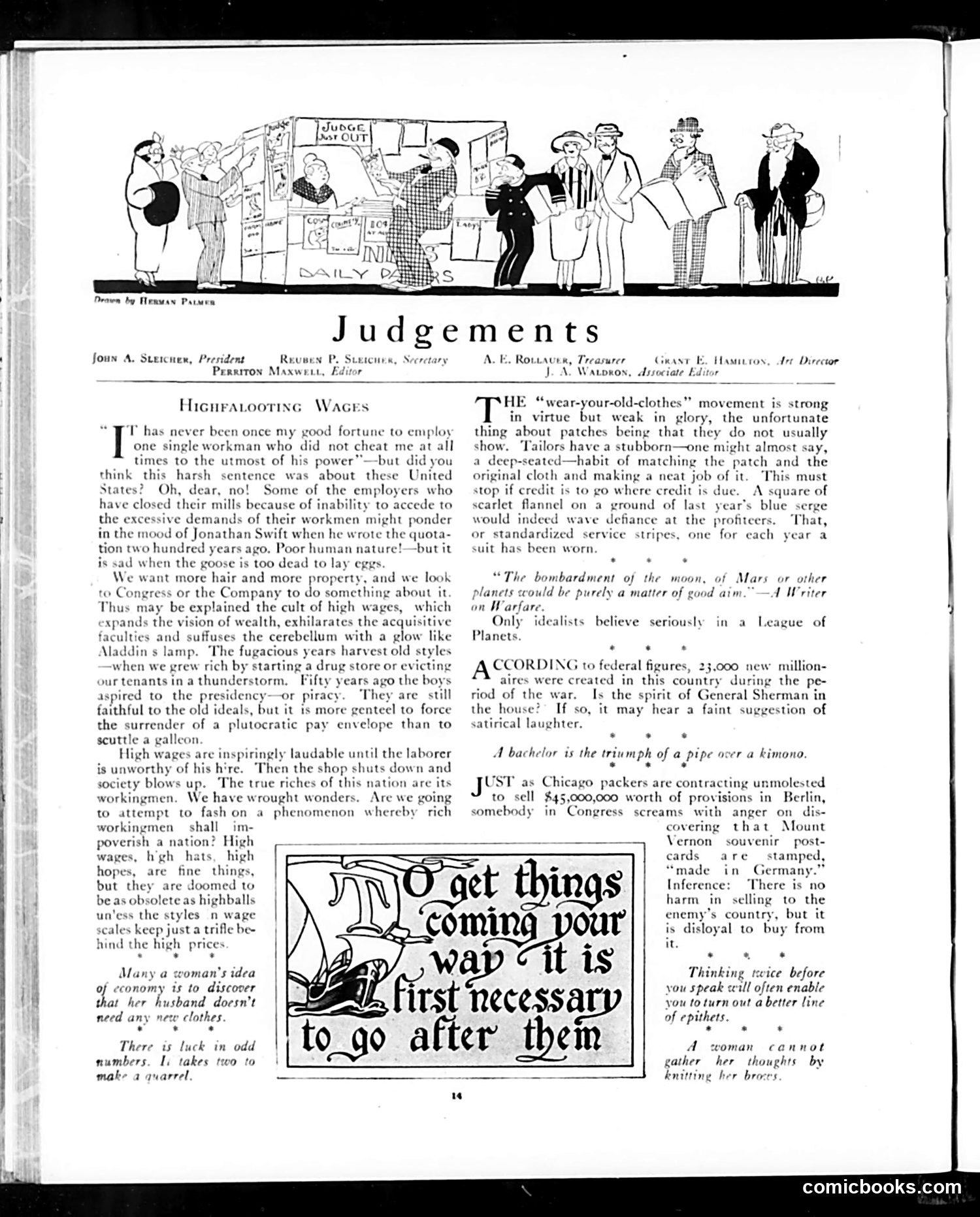 Judge — May 22, 1920 — page 14: Judge, 1920-05-22