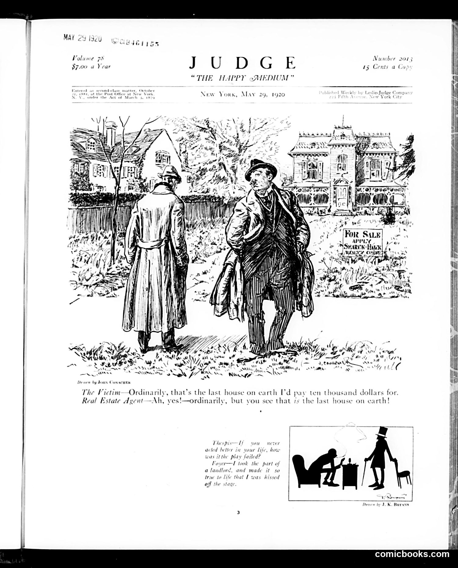 Judge — May 29, 1920 — page 3: Judge, 1920-05-29