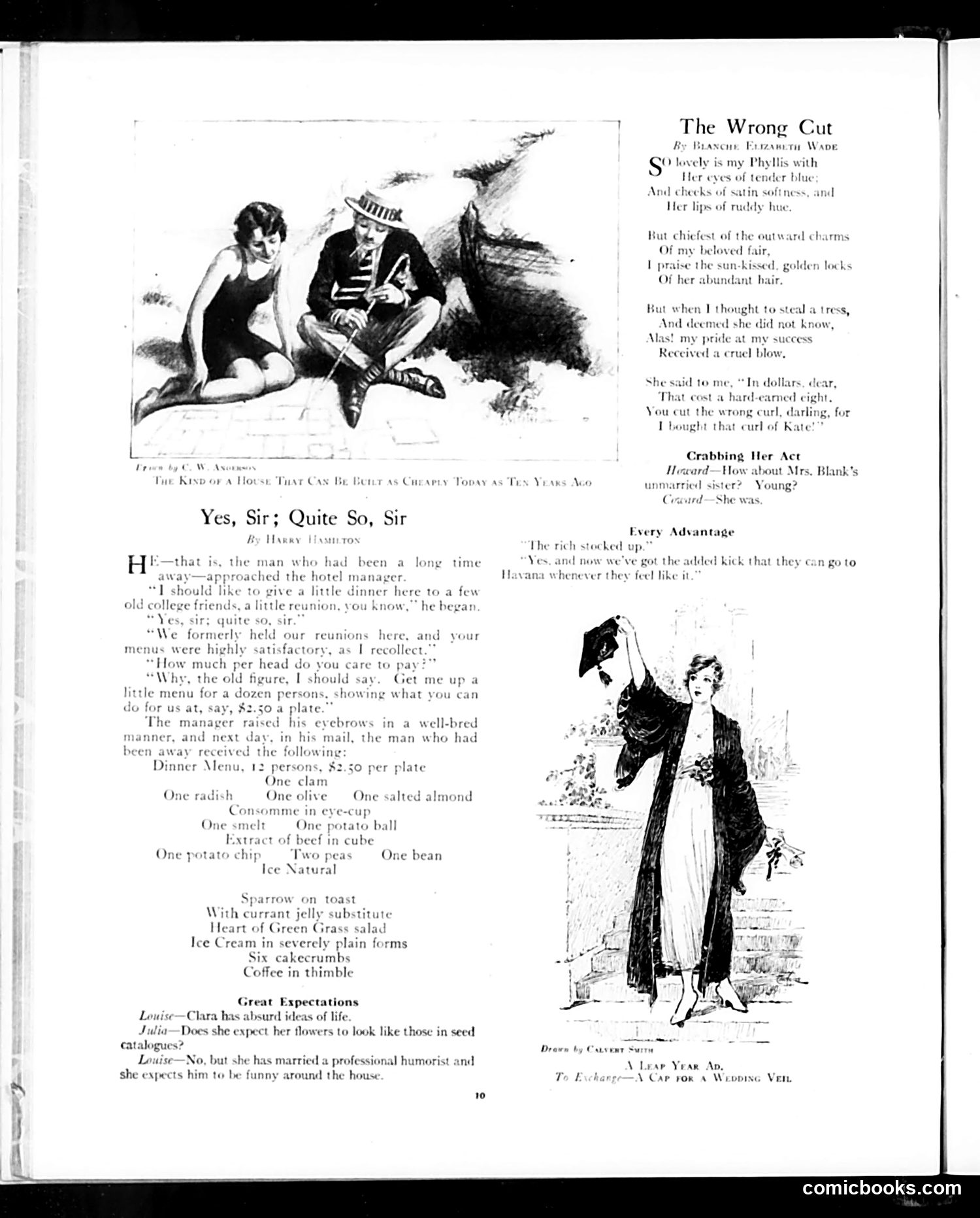 Judge — June 5, 1920 — page 10: Judge, 1920-06-05