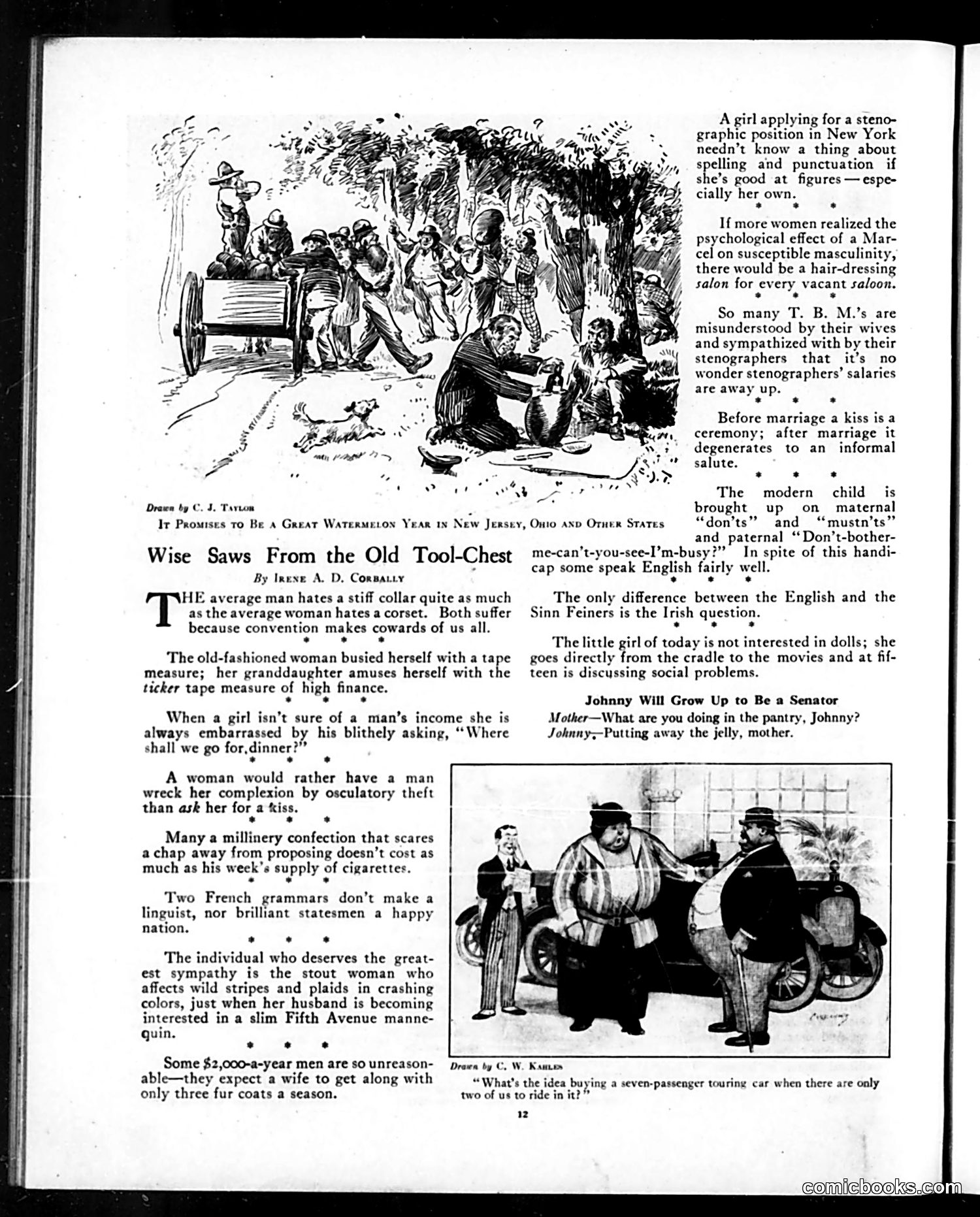 Judge — June 19, 1920 — page 12: Judge, 1920-06-19