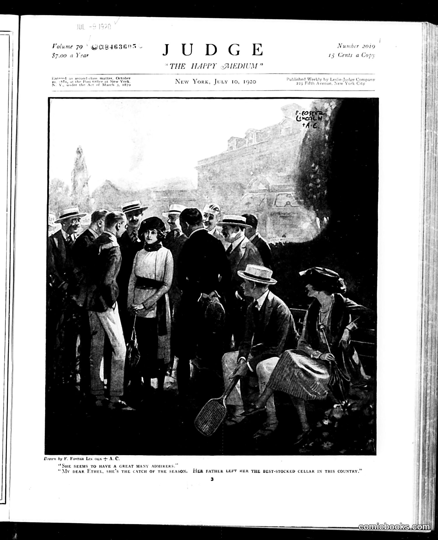 Judge — July 10, 1920 — page 3: Judge, 1920-07-10