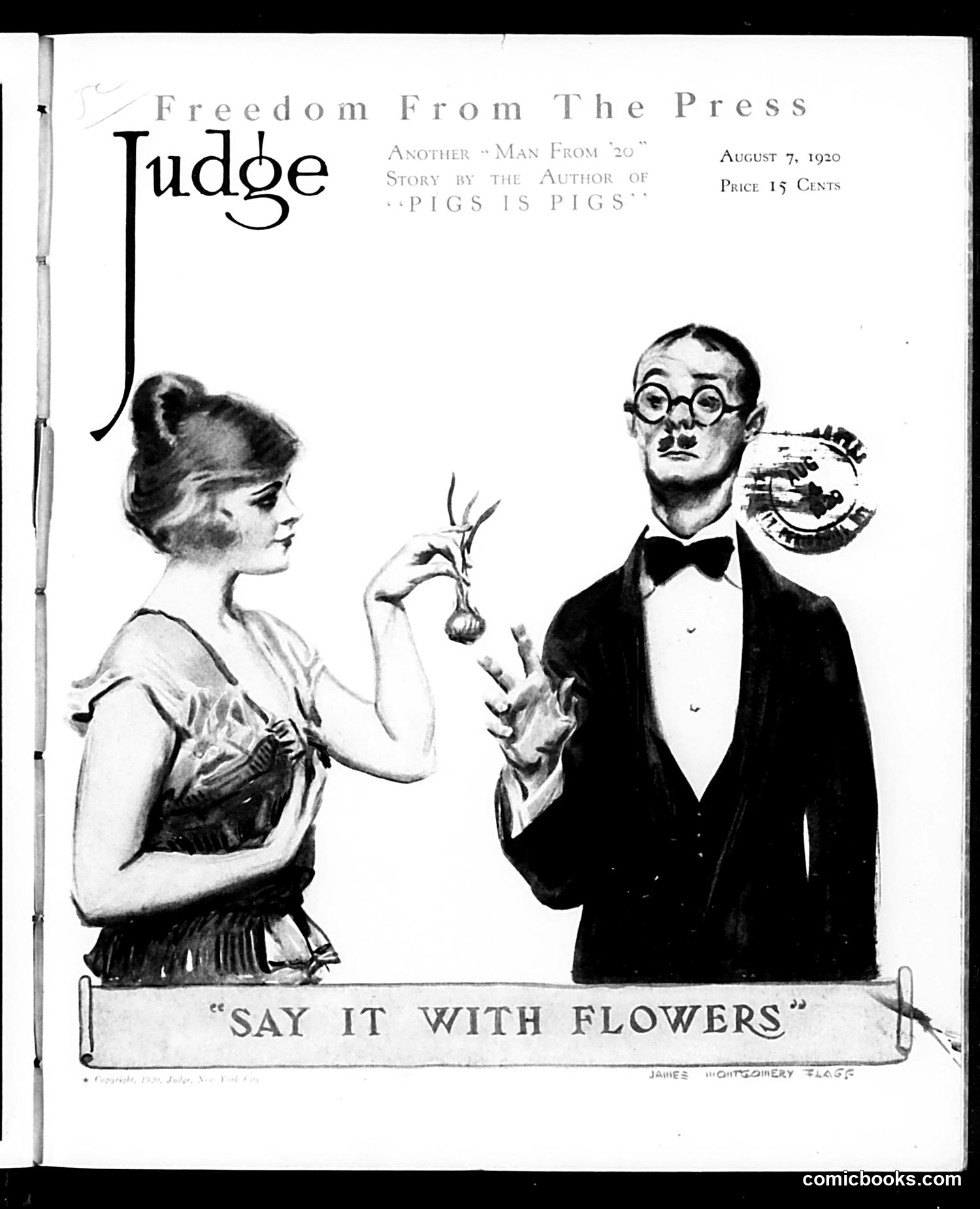 Judge — August 7, 1920 — page 1: Judge, 1920-08-07
