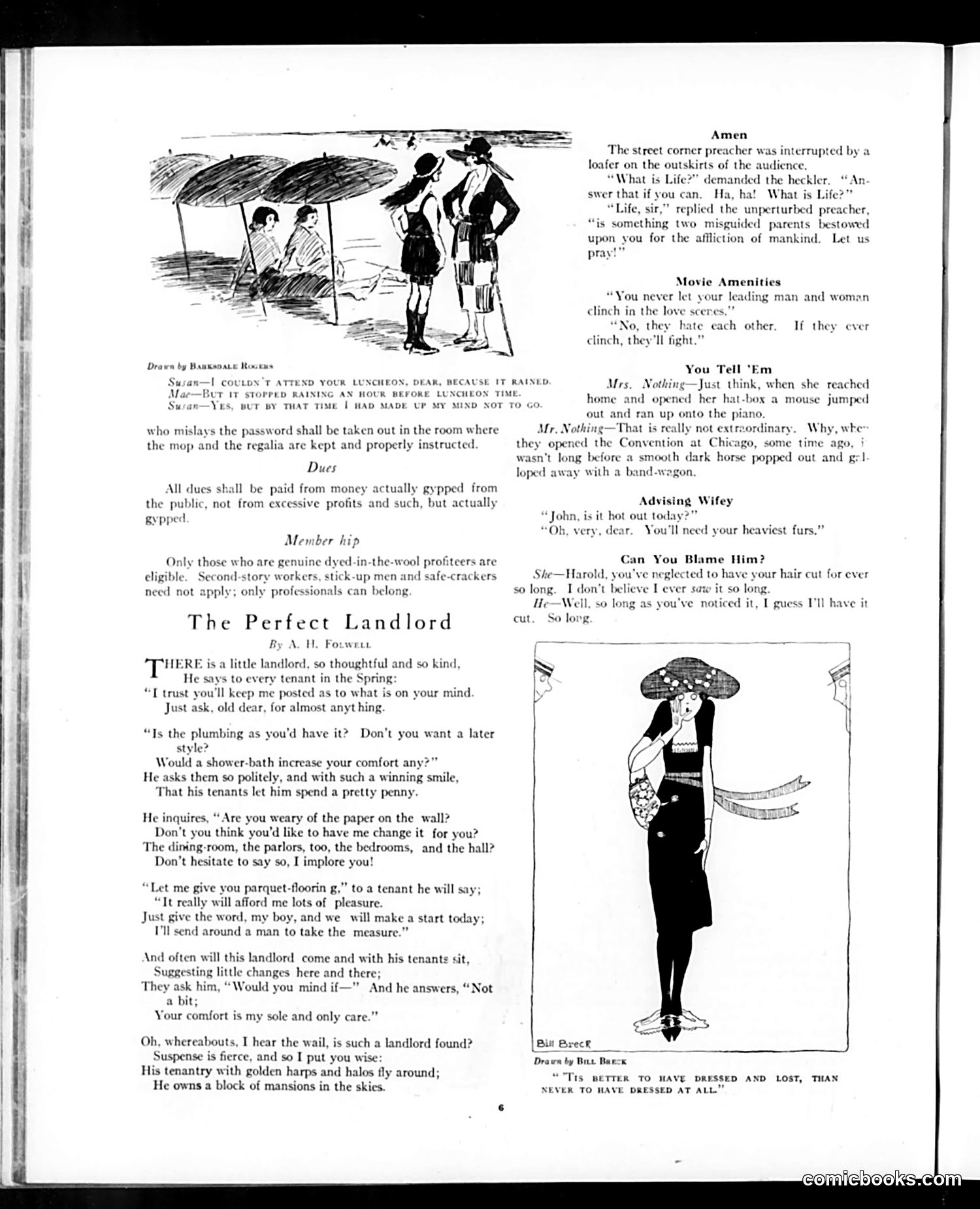 Judge — August 21, 1920 — page 6: Judge, 1920-08-21