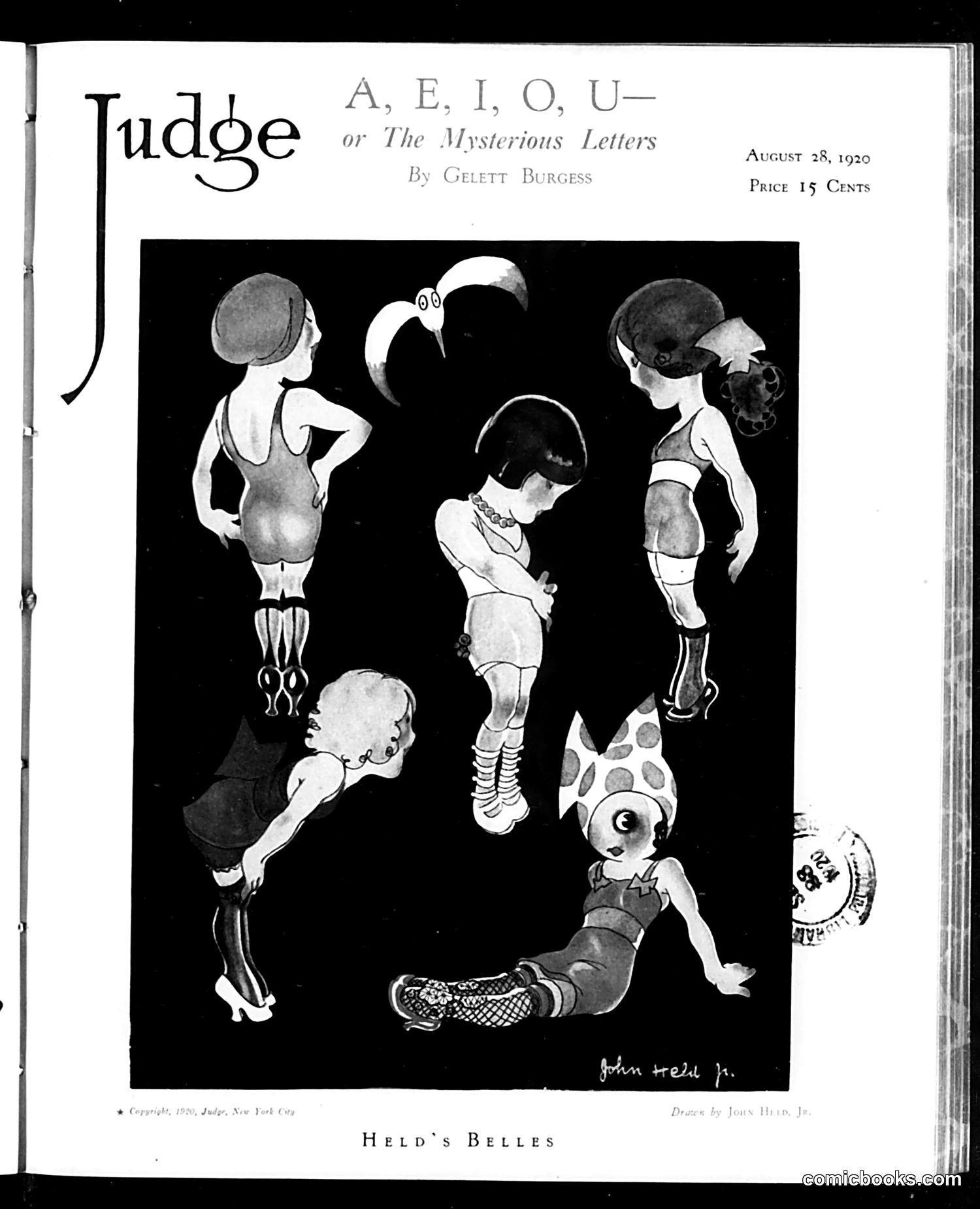 Judge — August 28, 1920 — page 1: Judge, 1920-08-28