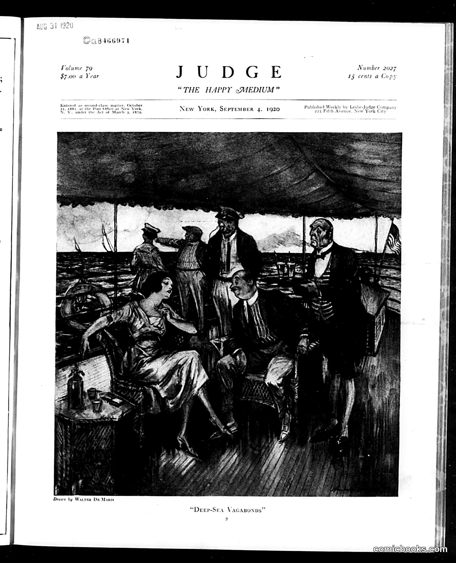 Judge — September 4, 1920 — page 3: Judge, 1920-09-04
